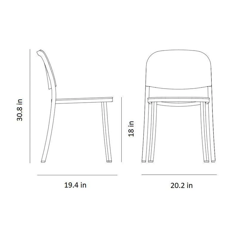1 Inch Stacking Chair - Image 38
