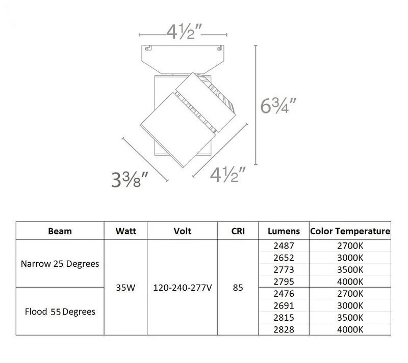 35W Exterminator II 85CRI Monopoint Luminaire - Image 8