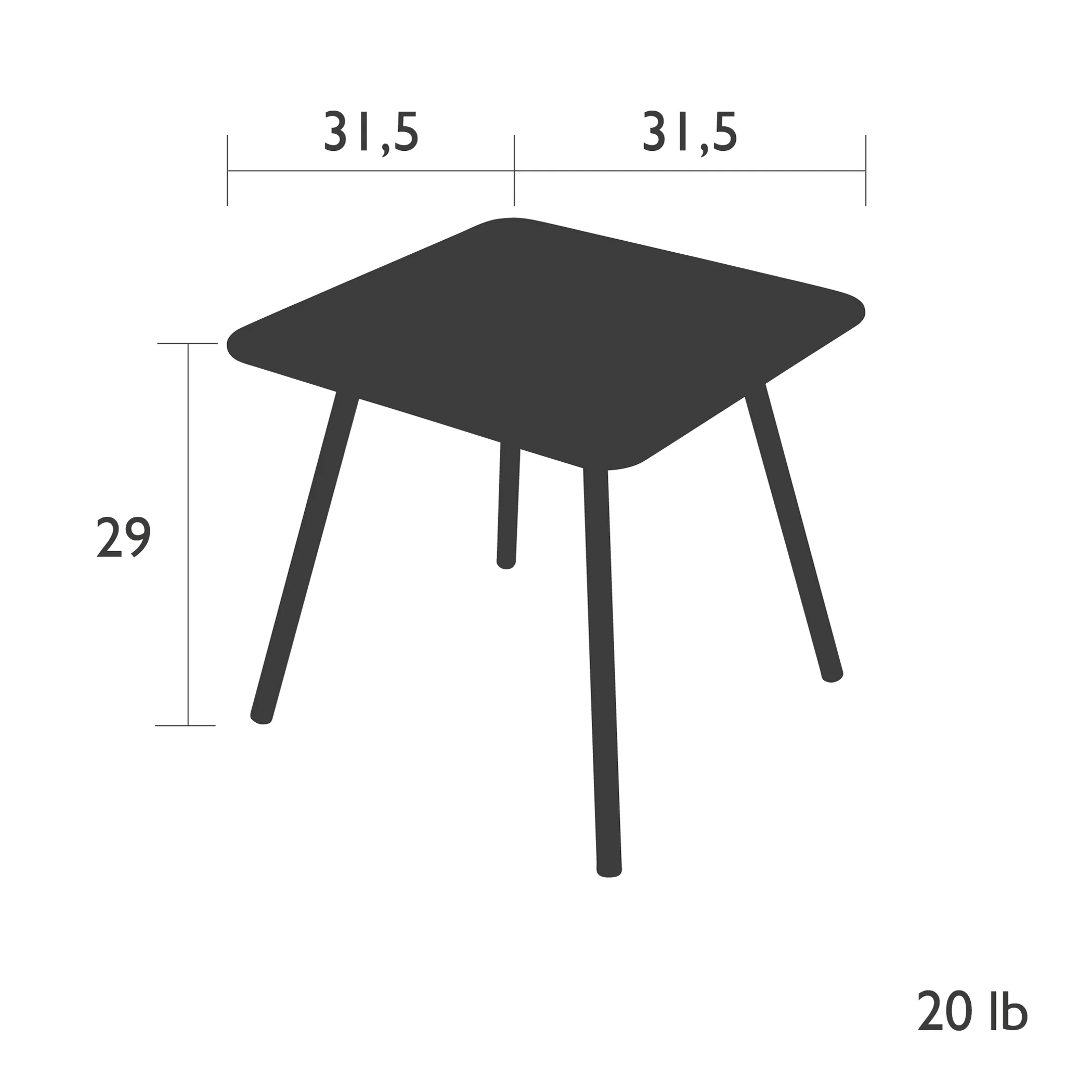 Luxembourg Square Outdoor Dining Table - Image 31