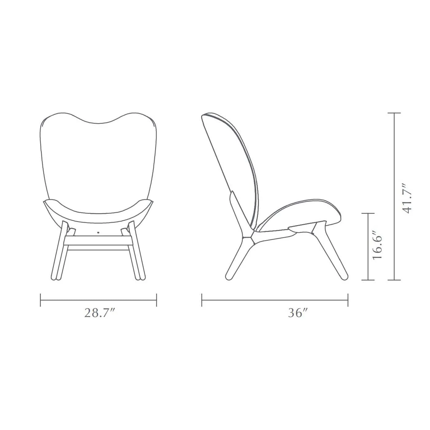 A Conversation Piece Tall Lounge Chair - Image 38