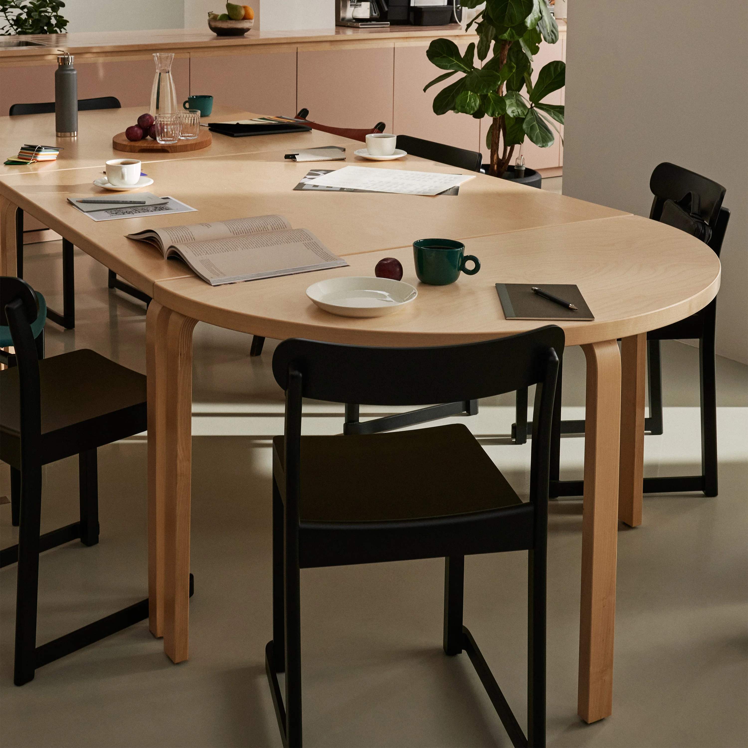 Aalto Half-Round Dining Table - Image 9