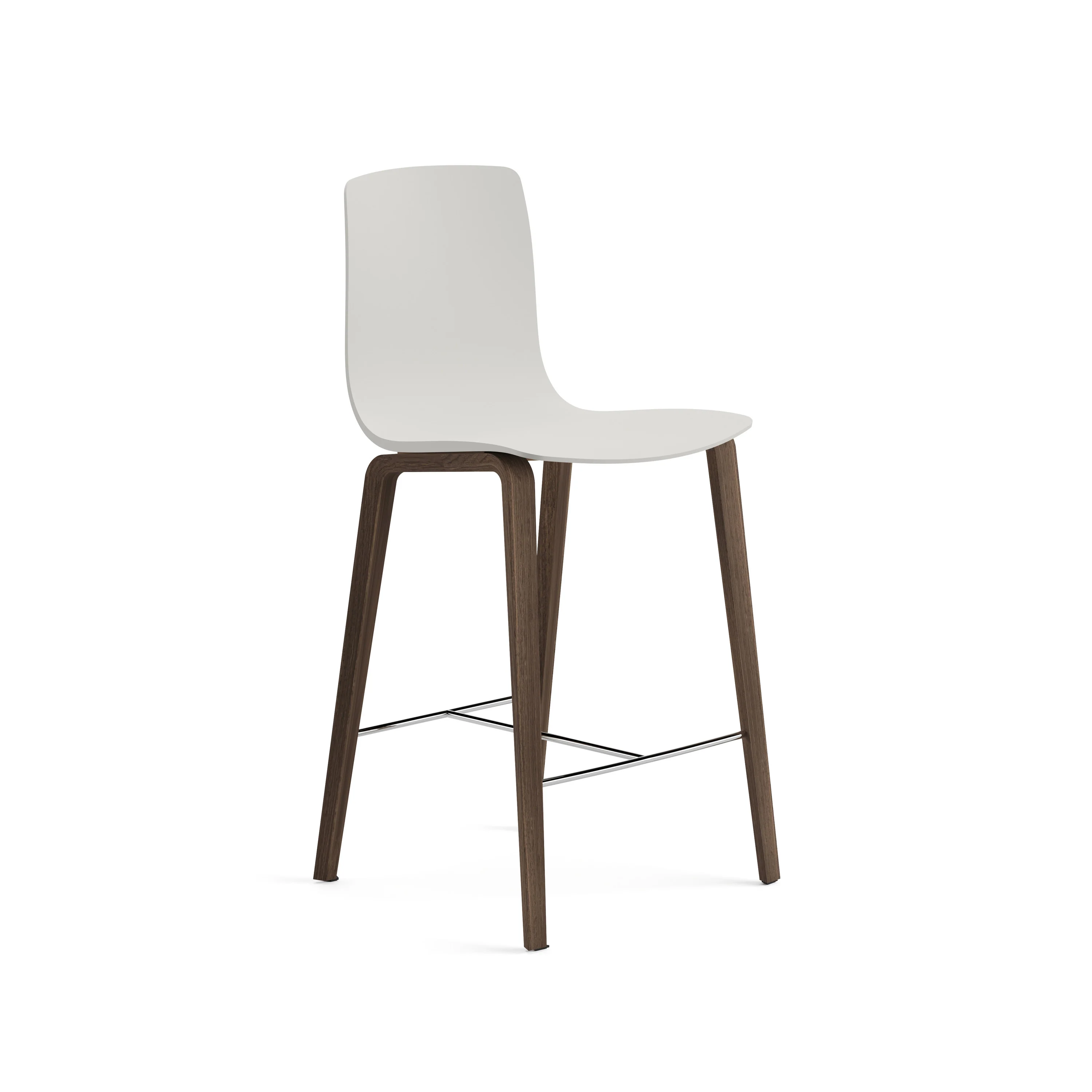 Aava Outdoor Bar and Counter Stool with Wood Base - Image 3