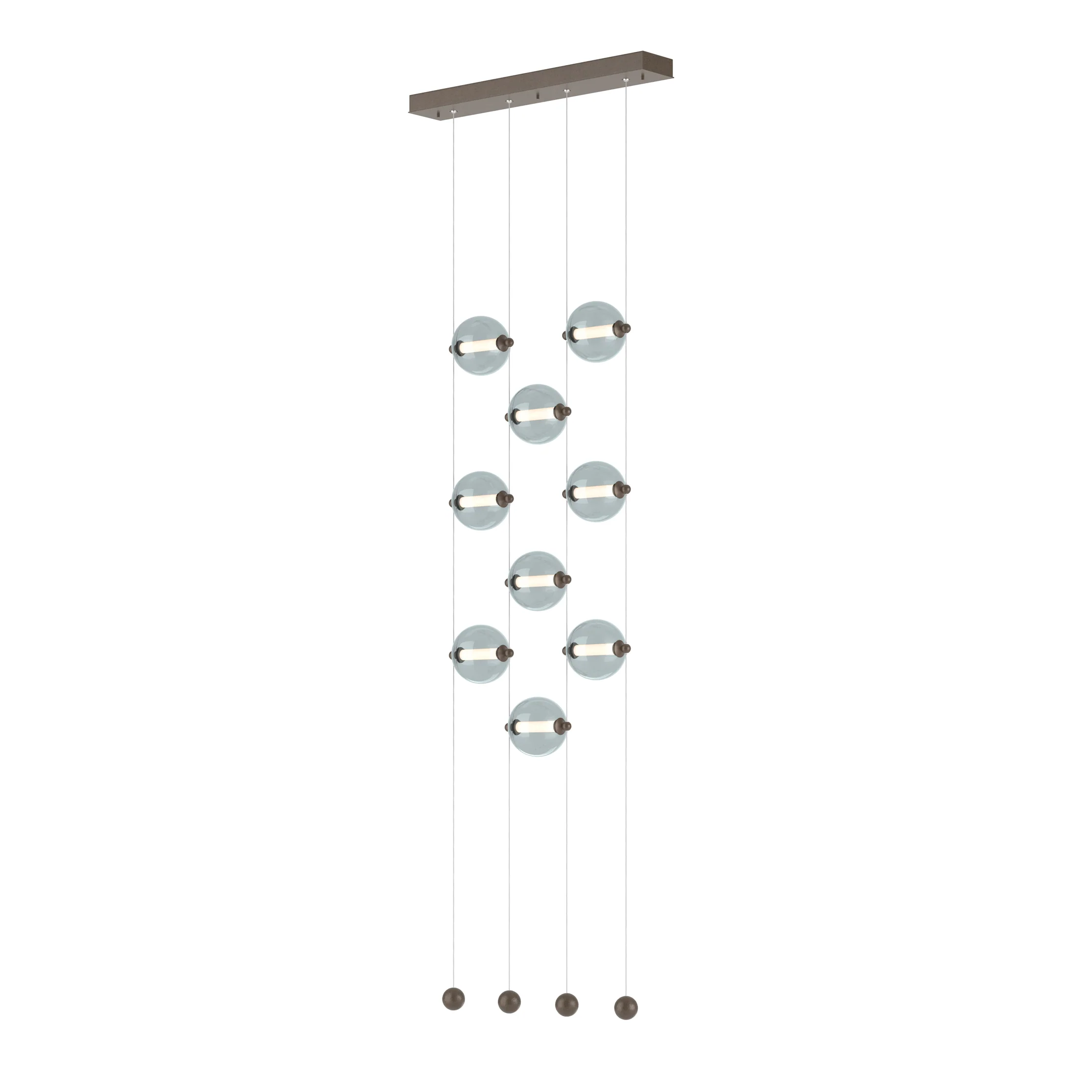 Abacus 9 Light Ceiling-to-Floor LED Pendant Light - Image 10