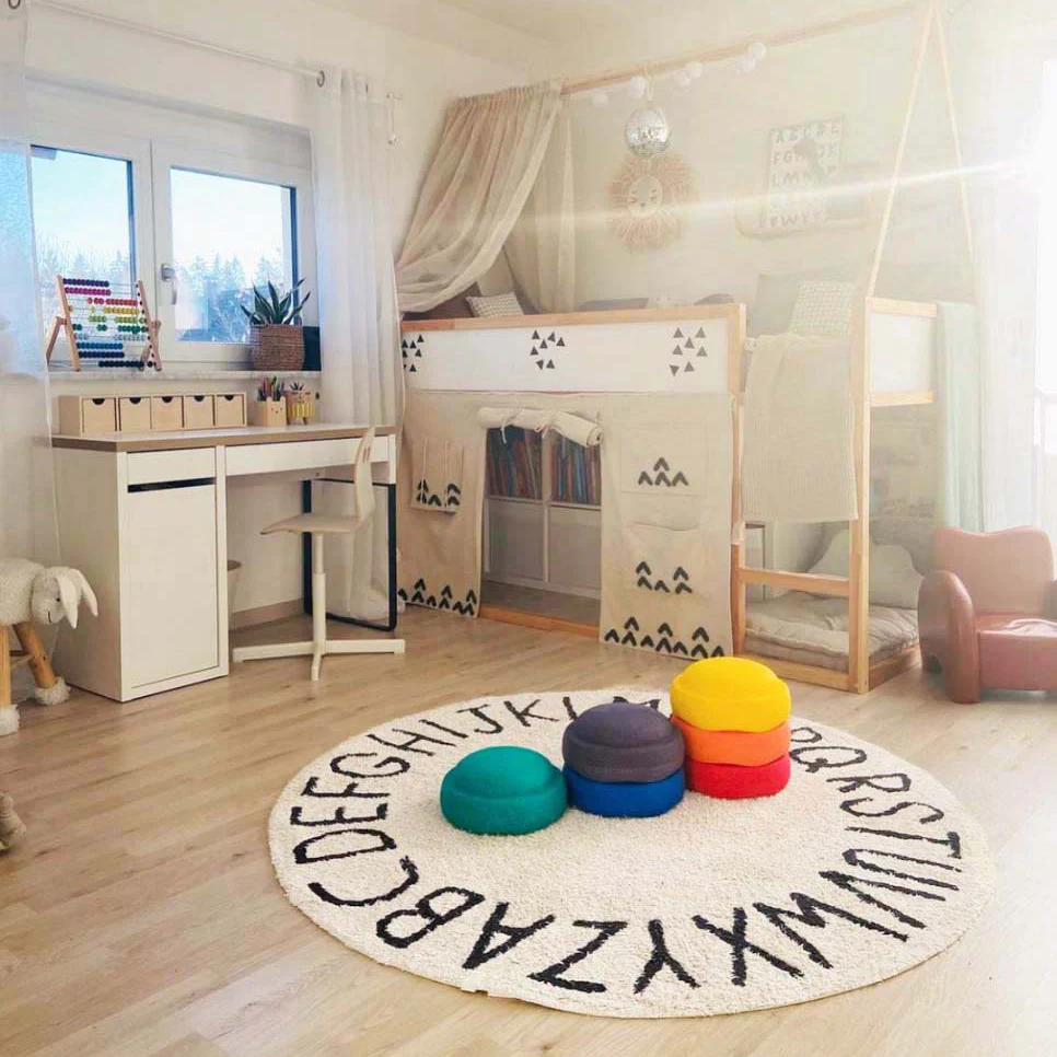 ABC Round Washable Rug - Image 12