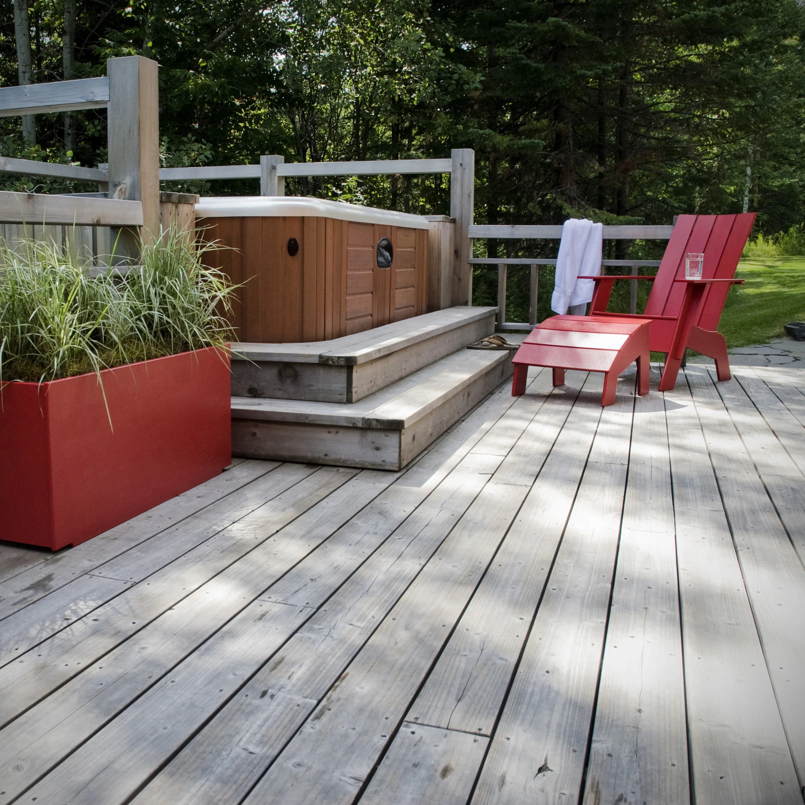 Adirondack Outdoor Chair with Ottoman Bundle - Image 29