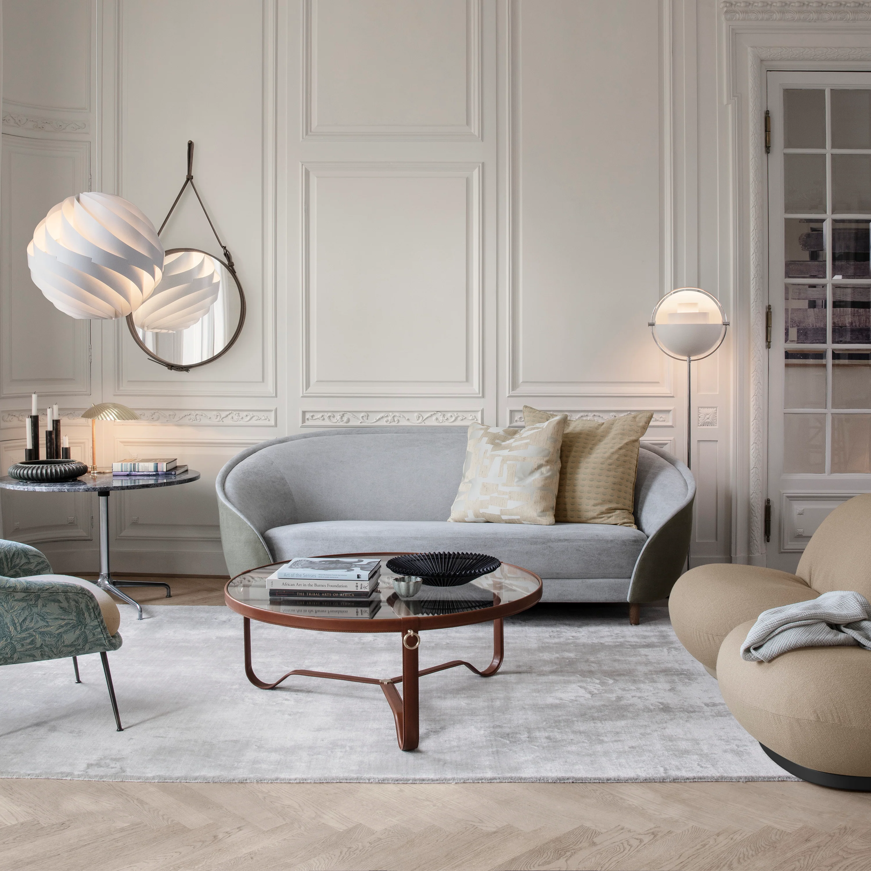 Adnet Circular Coffee Table - Image 3