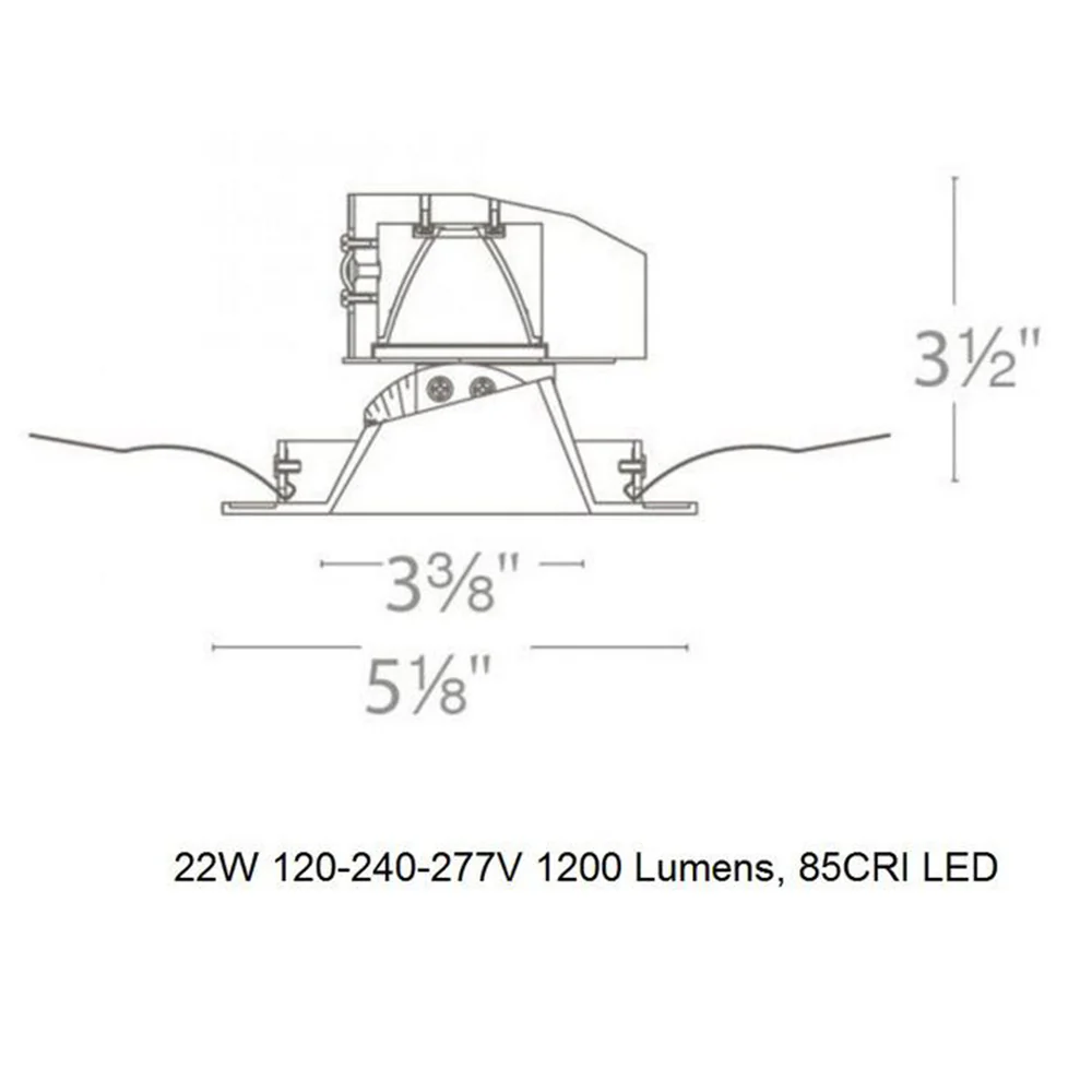 Aether 3.5IN Color Changing 0-30 Degree Square Adjustable Trim - Image 15