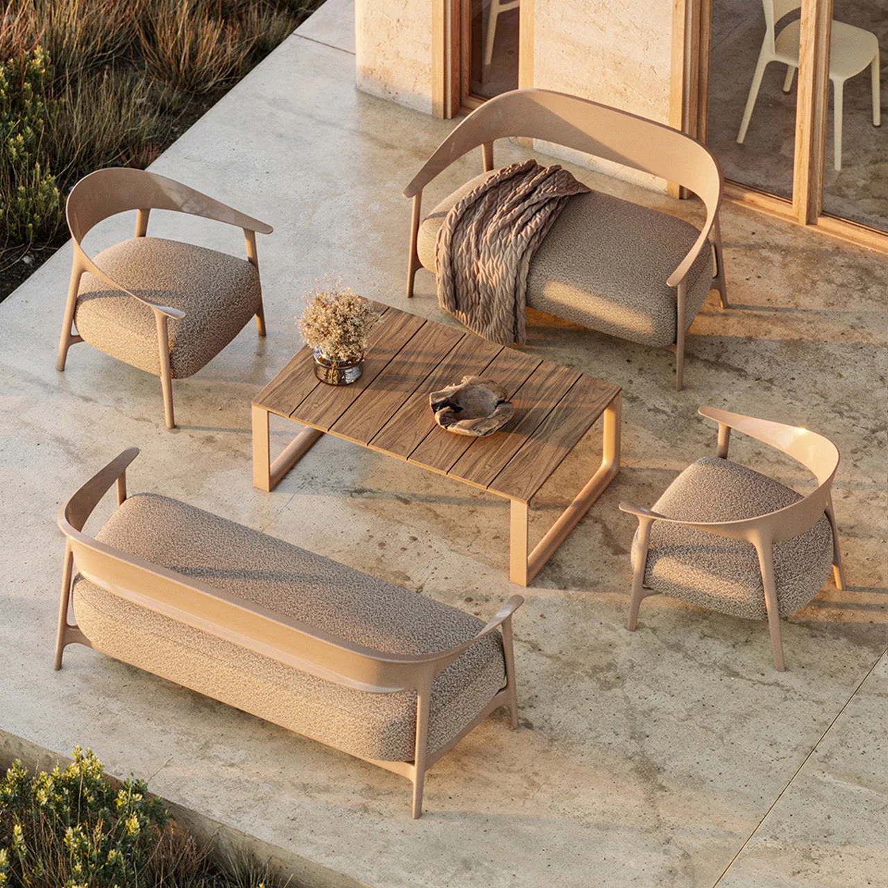 Africa Outdoor Lounge Chair (Set of 2) - Image 2