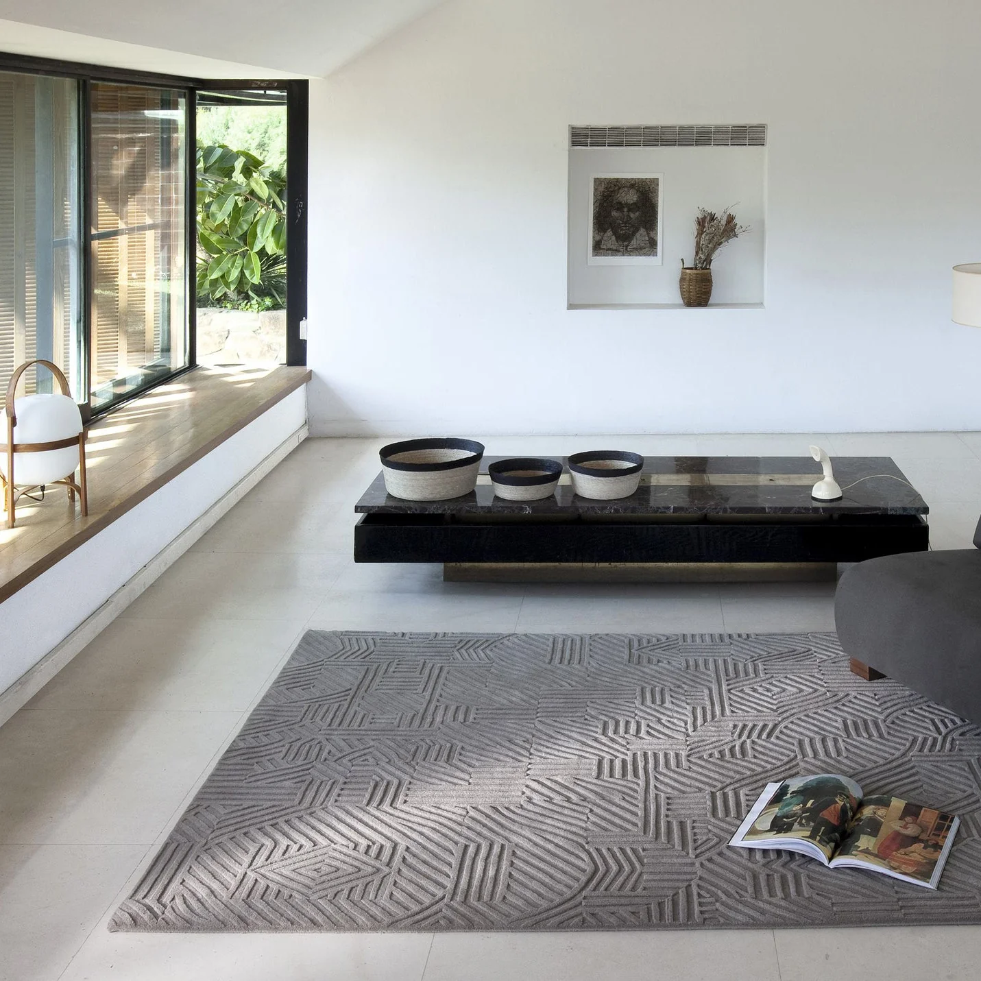 African Pattern Rug - Image 9