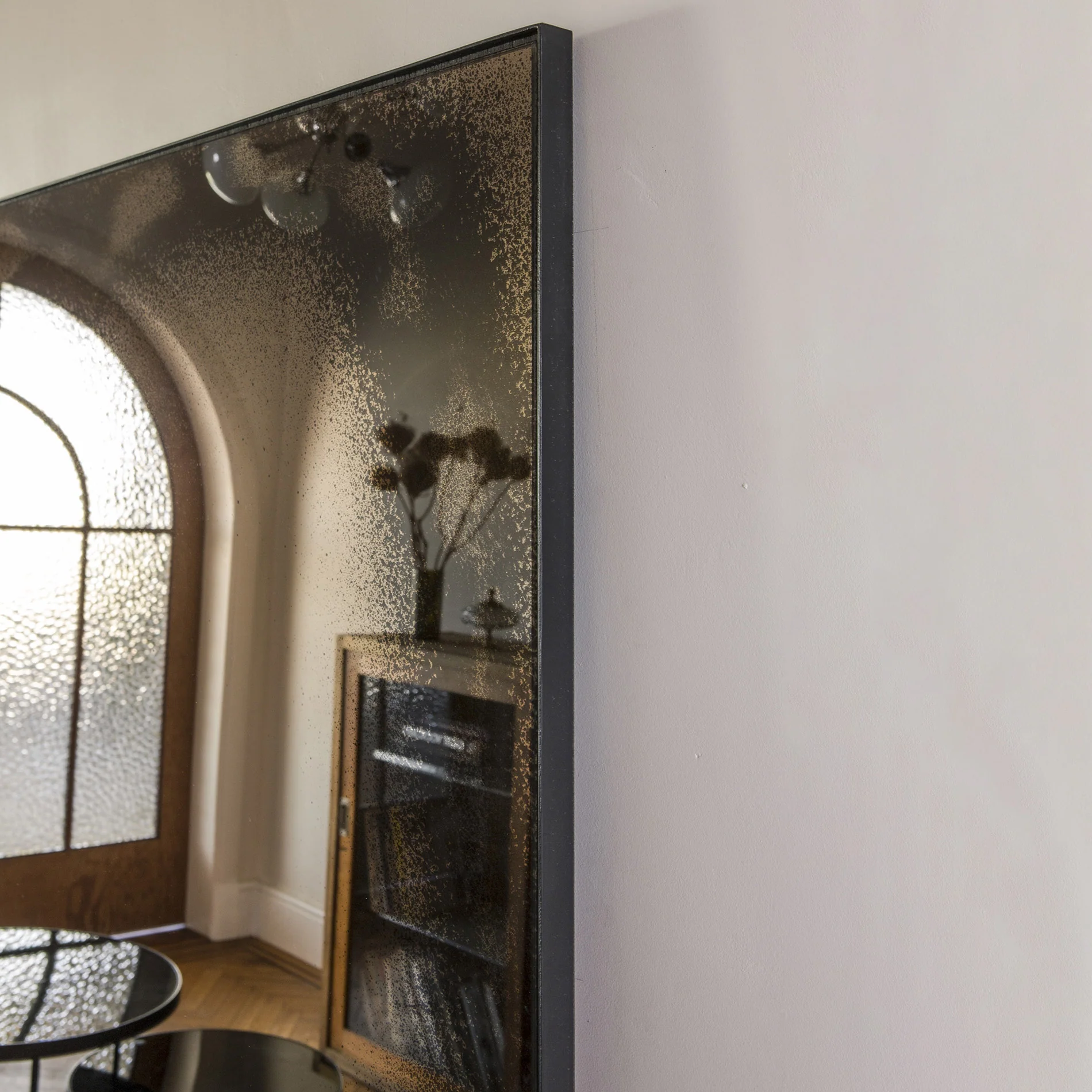 Aged Rectangular Wall Mirror - Image 13