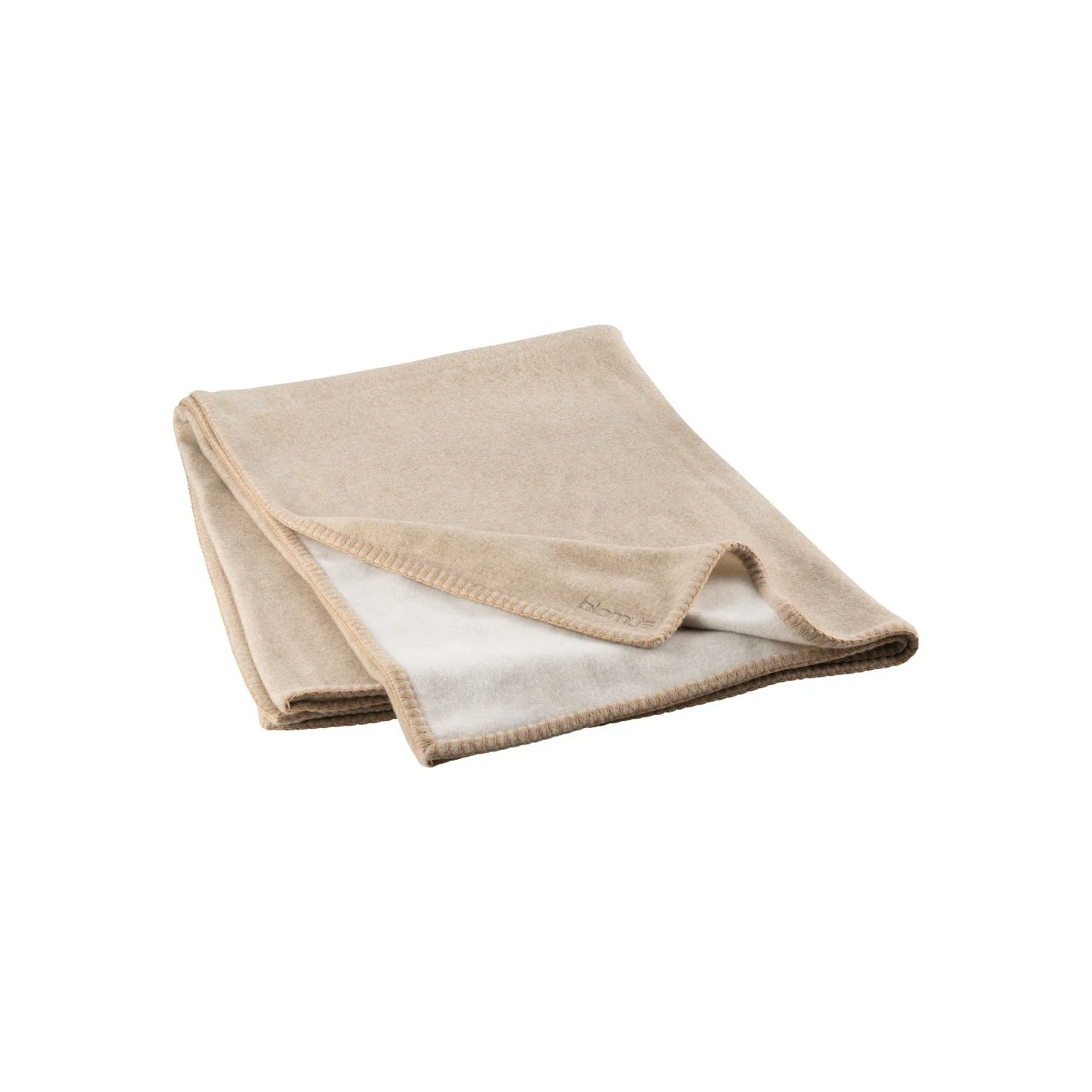 Ahwi Two-Tone Wool Throw Blanket - Image 3