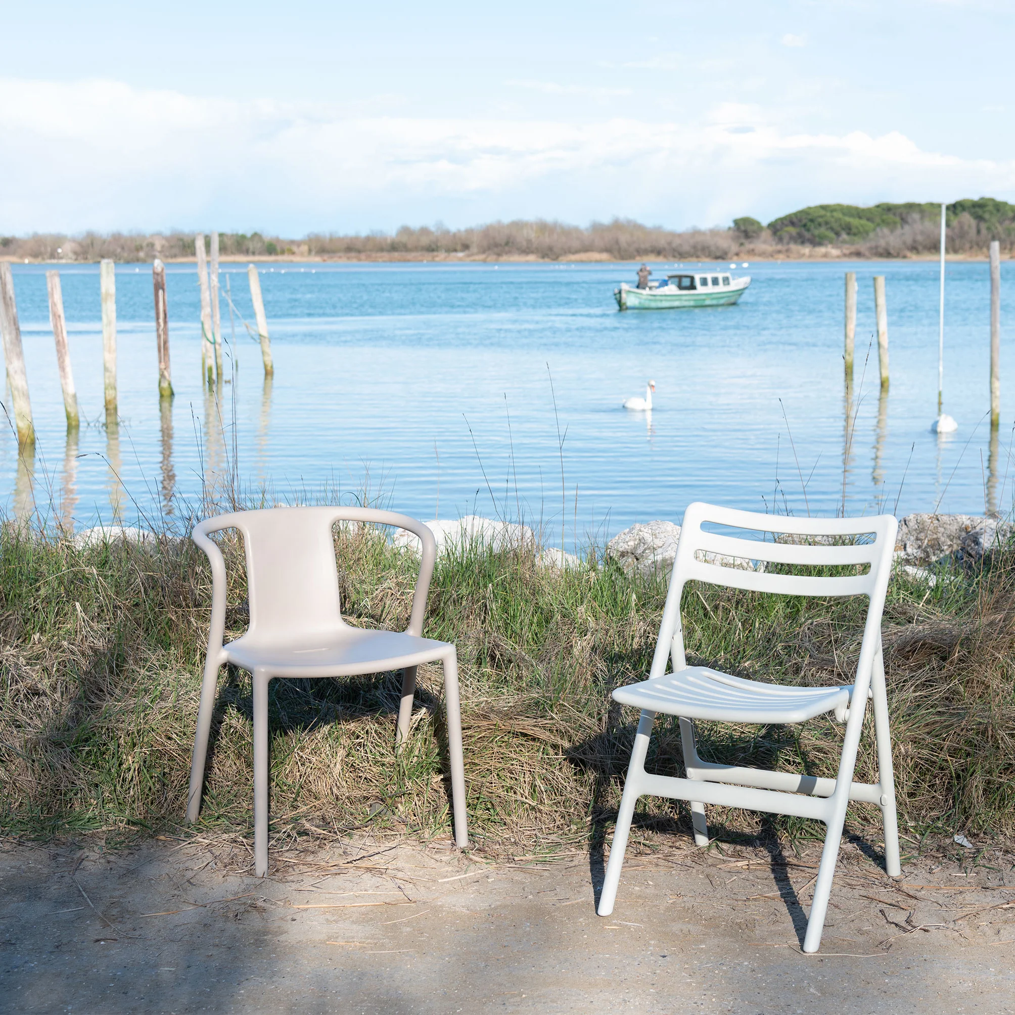 Air Outdoor Stacking Armchair (Set of 4) - Image 11
