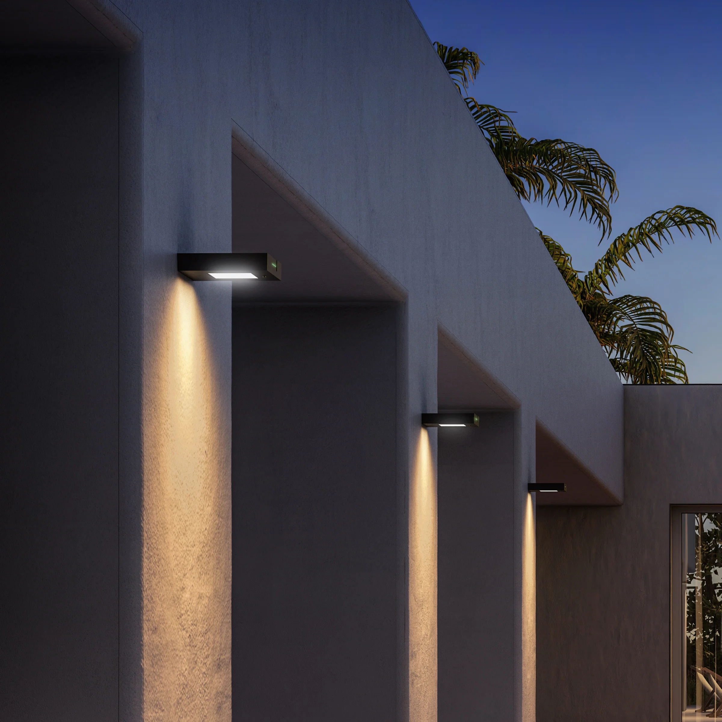 Ala Outdoor Solar Wall Sconce - Image 2