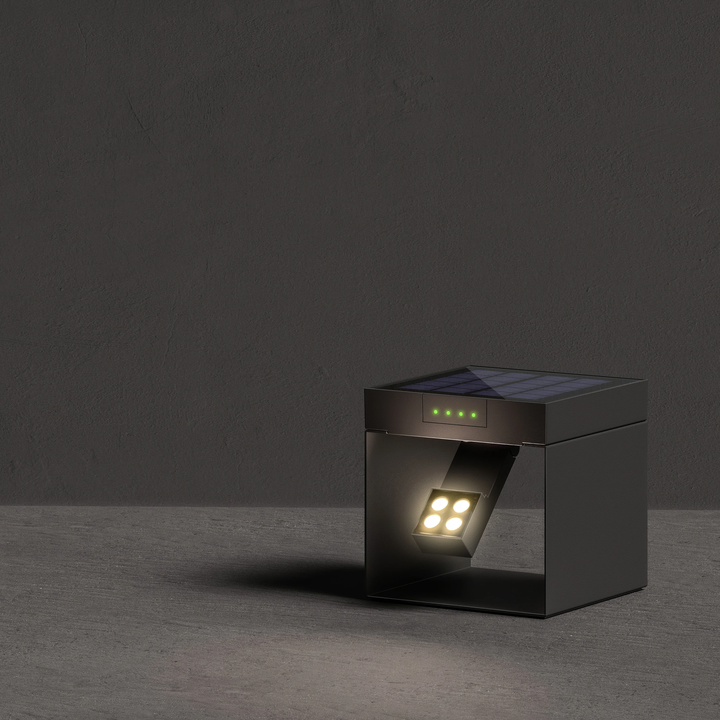 Alea Outdoor Solar Bollard Light - Image 3