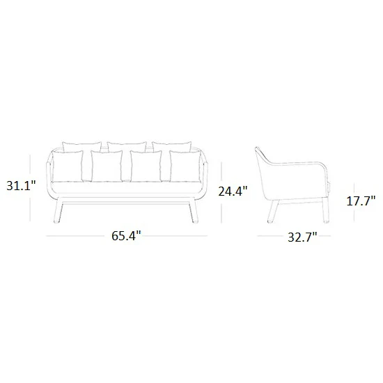 Alex Lounge Sofa - Image 5