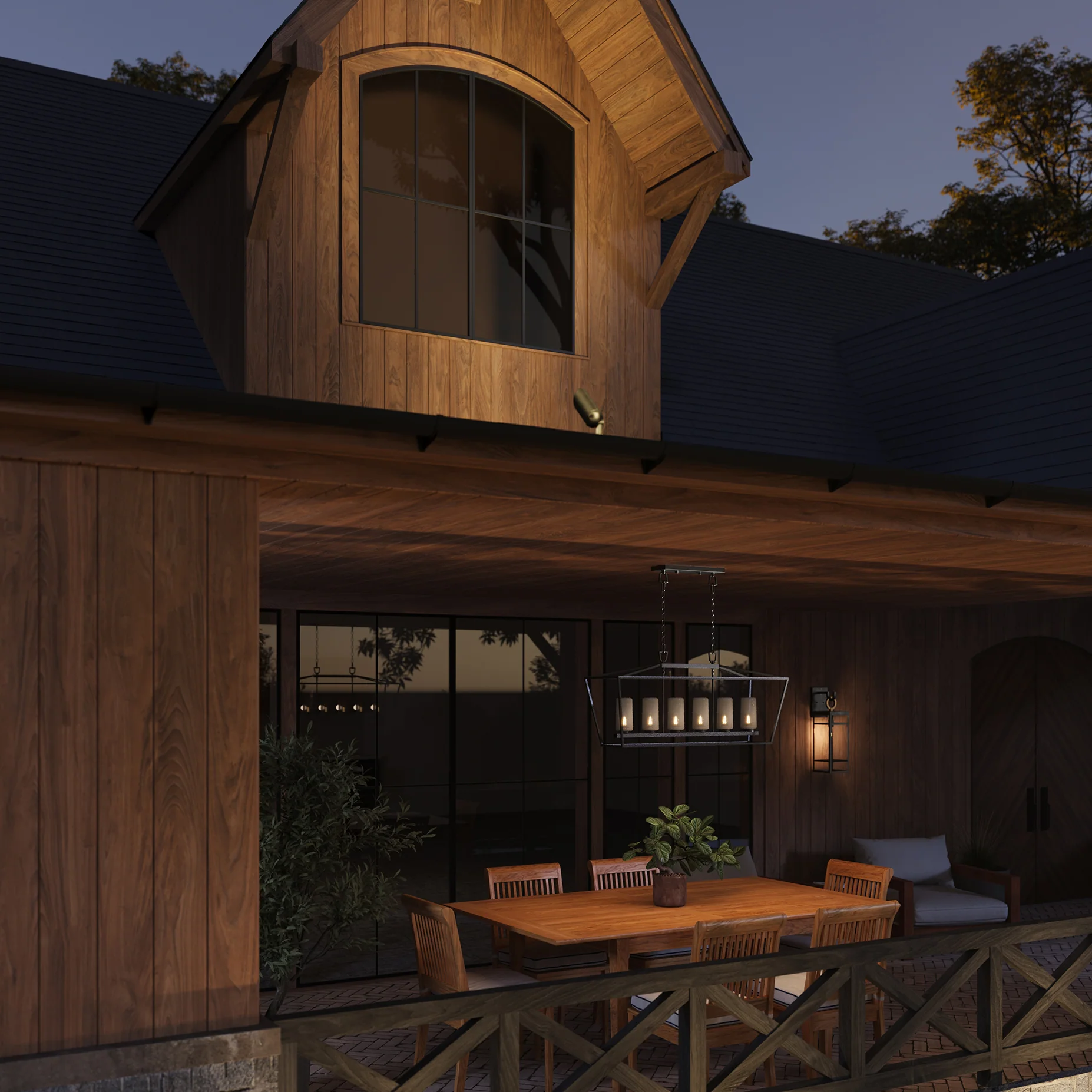 Alford Place 6-Light Outdoor Pendant Light - Image 8