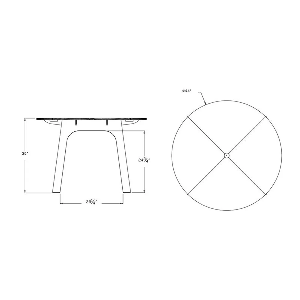 Alfresco Outdoor Round Table - Image 29