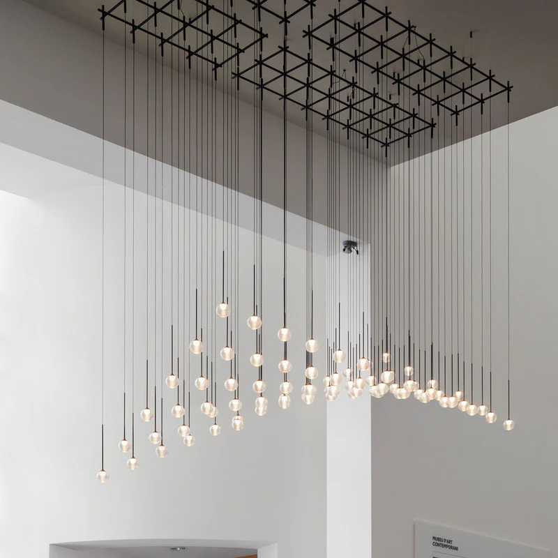 Algorithm Rectangular LED Pendant Light - Image 5