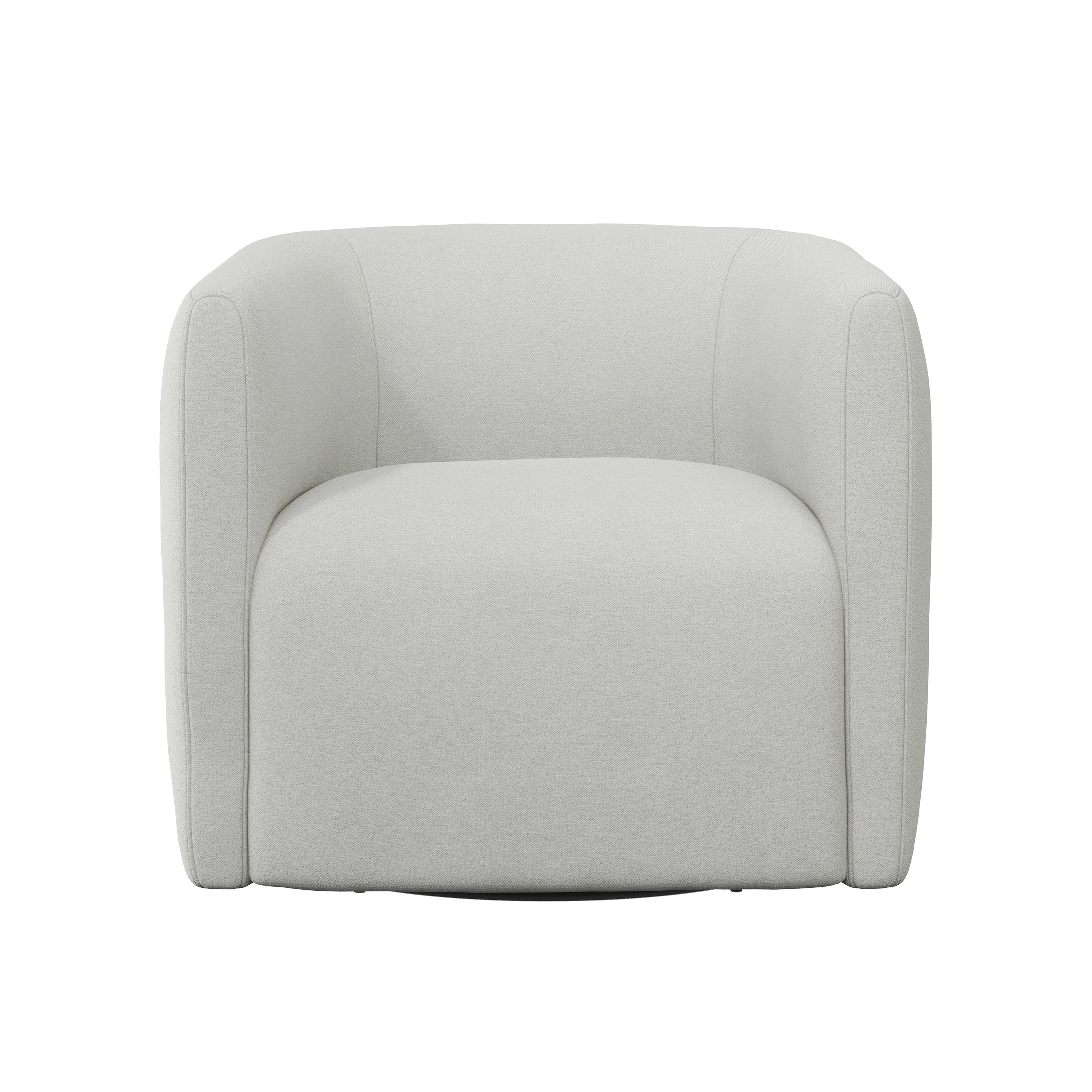 Aline Upholstered Swivel Lounge Chair - Image 8