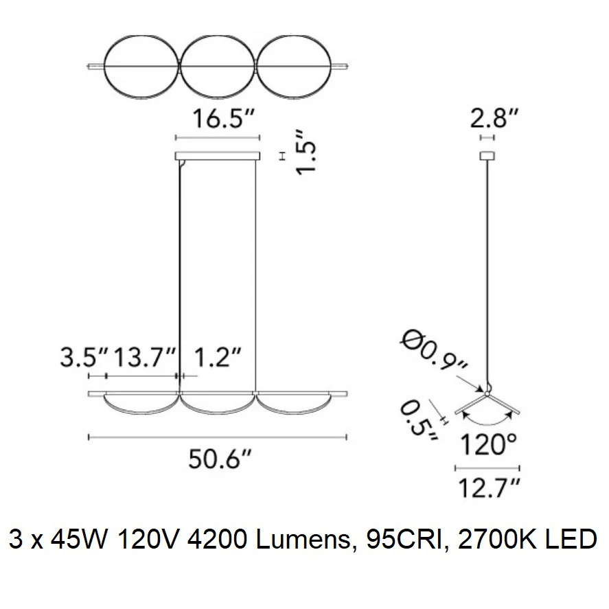 Almendra Linear Pendant Light - Image 24