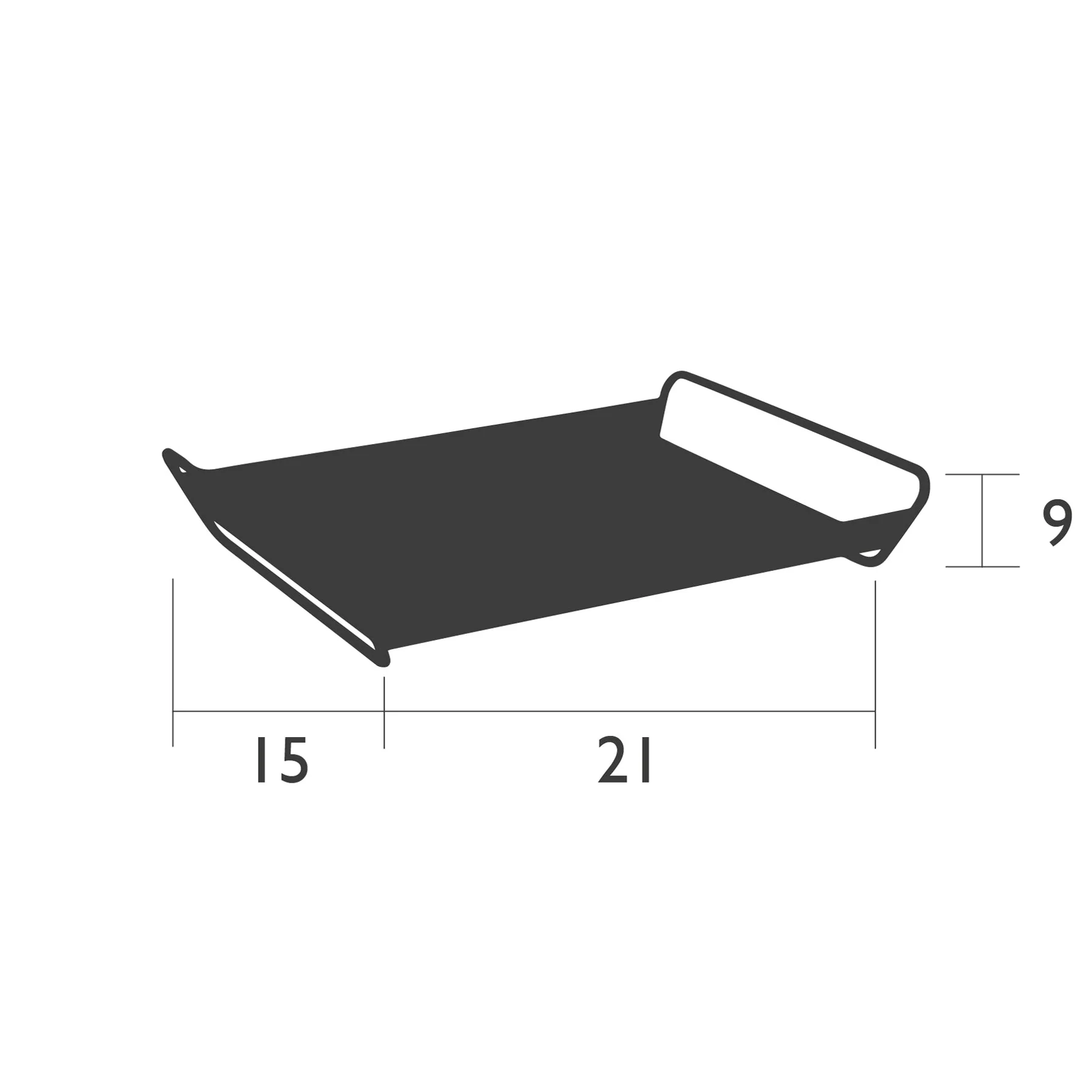 Alto Metal Tray with Open Handles - Image 18