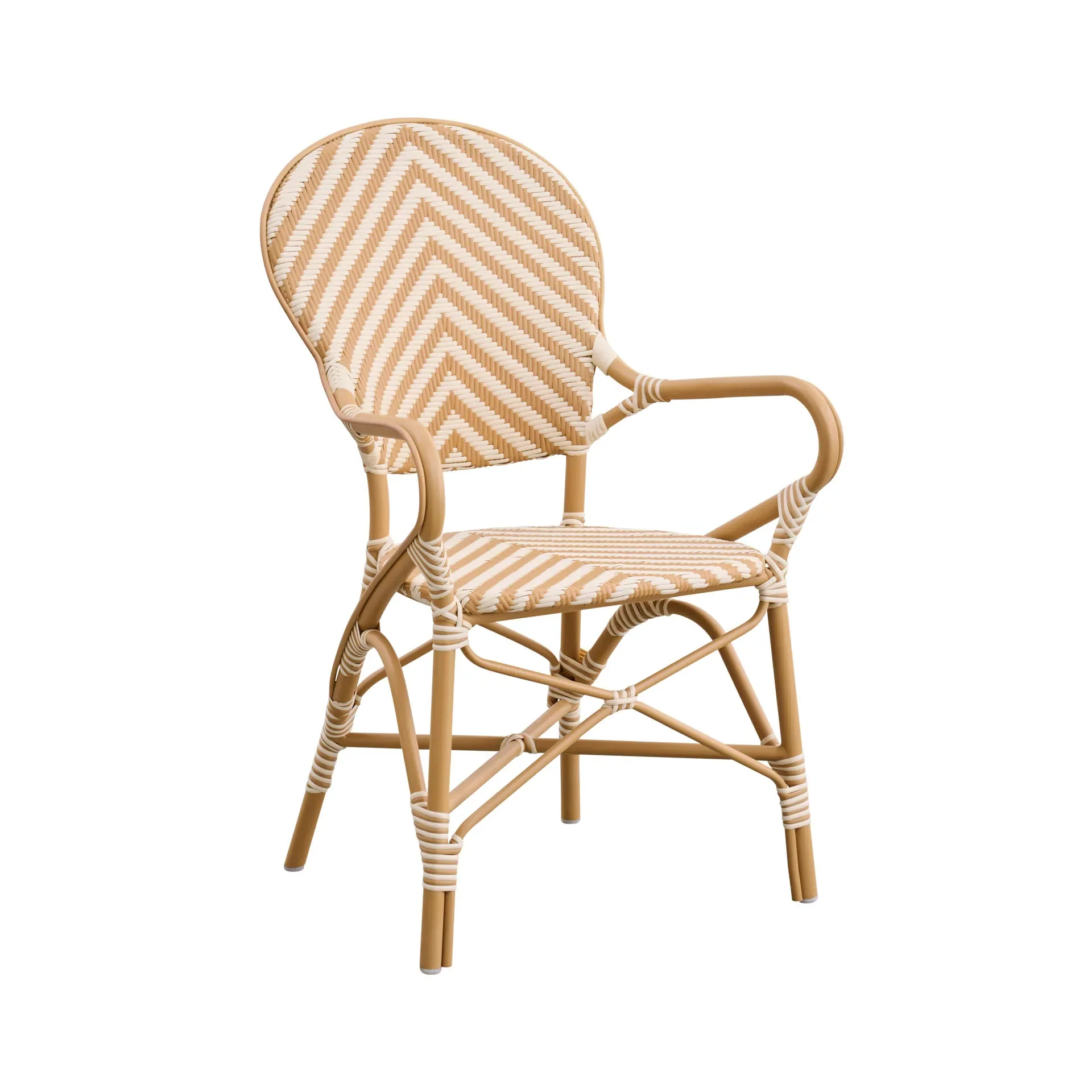 Alu Affaire Isabell Chevron Outdoor Dining Armchair - Image 3