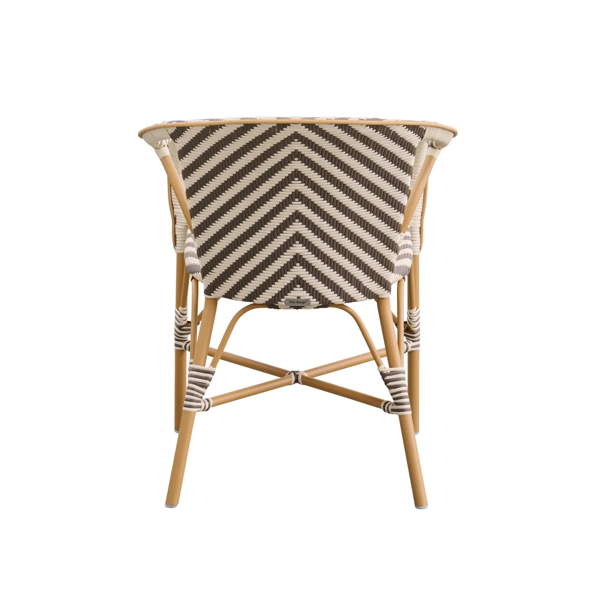 Alu Affaire Madeleine Chevron Outdoor Dining Armchair - Image 6