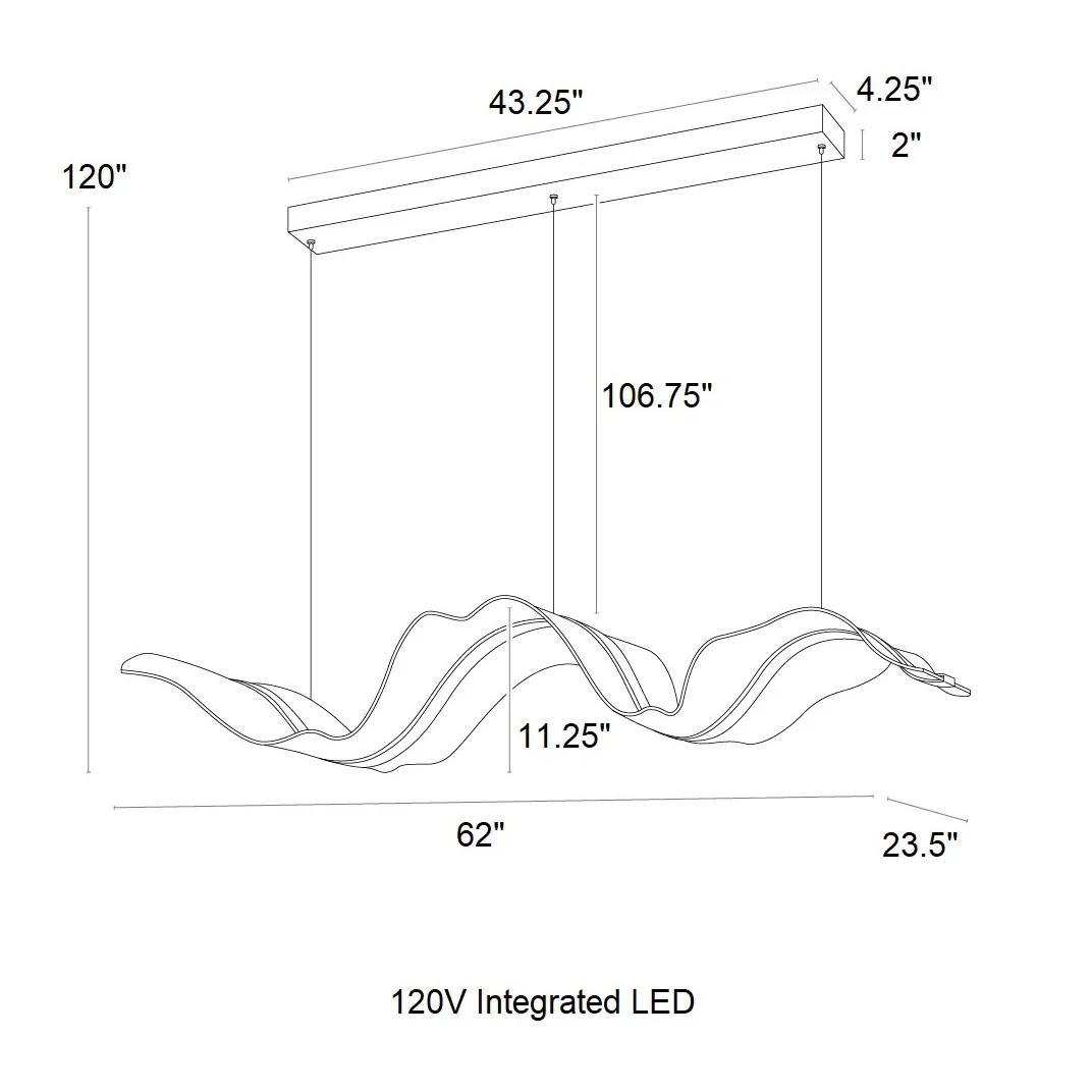 Alun LED Linear Suspension - Image 6