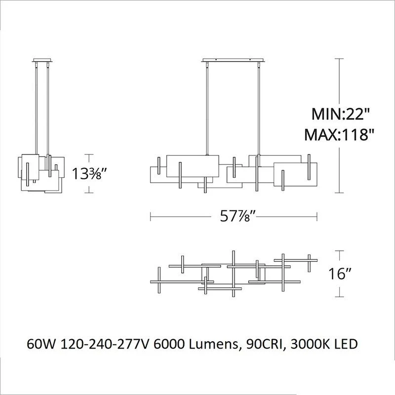 Amari LED Chandelier - Image 5