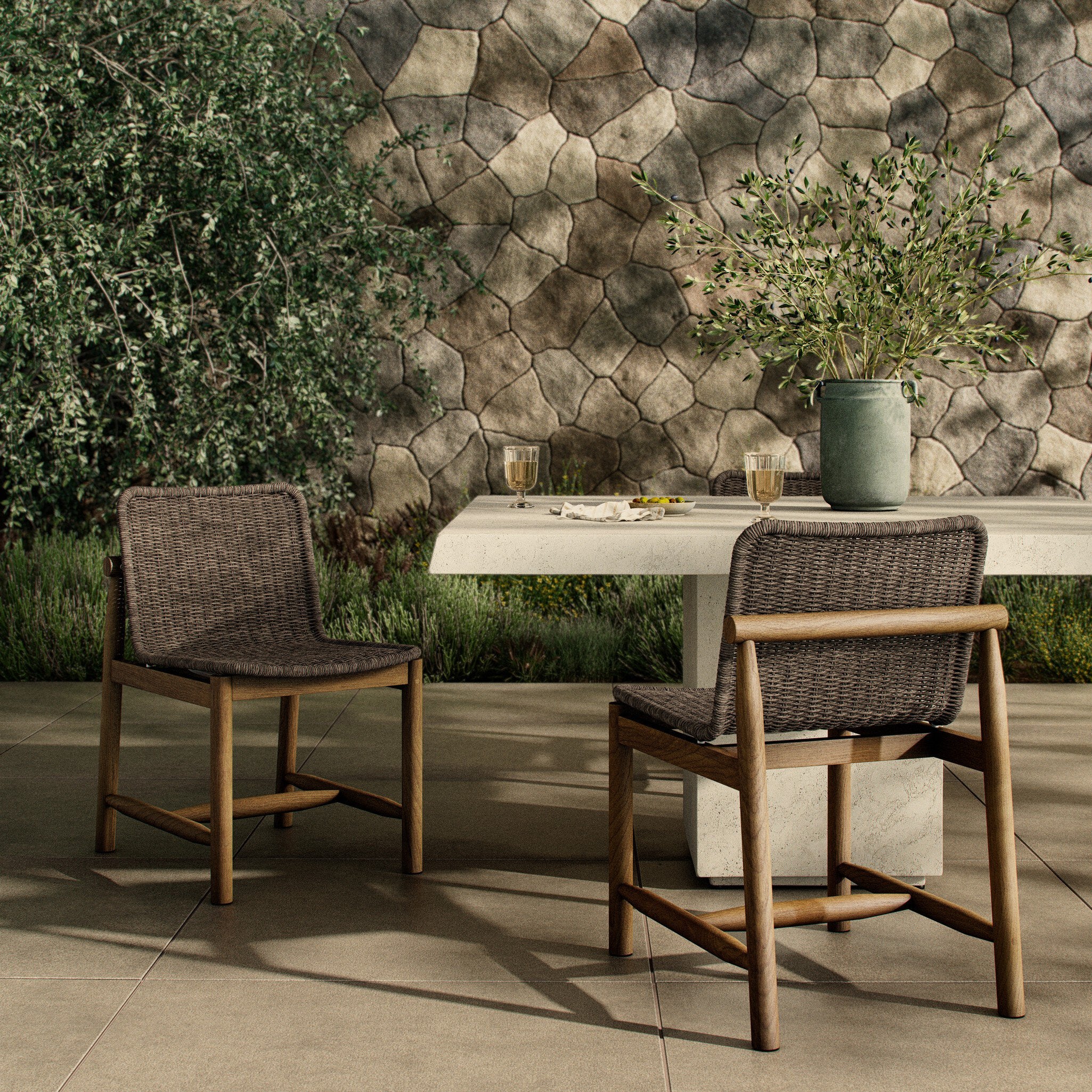 Amber Lewis x Four Hands Dume Outdoor Dining Chair - Image 2