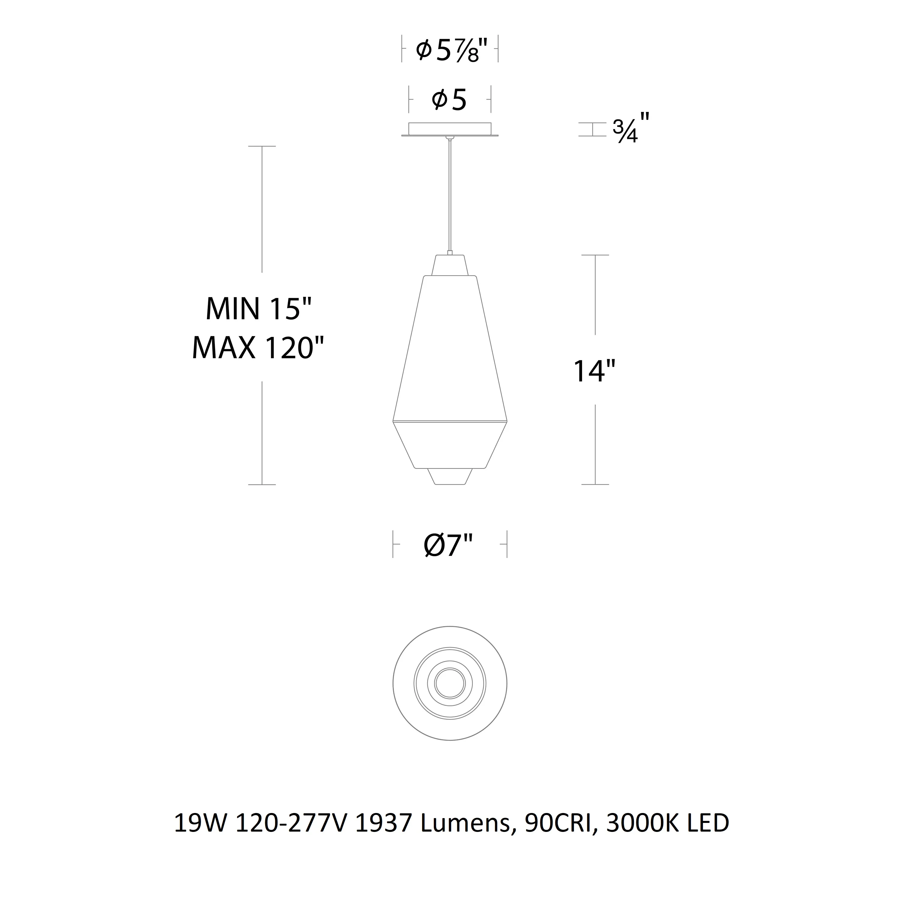 Amelia LED Mini Pendant Light - Image 5