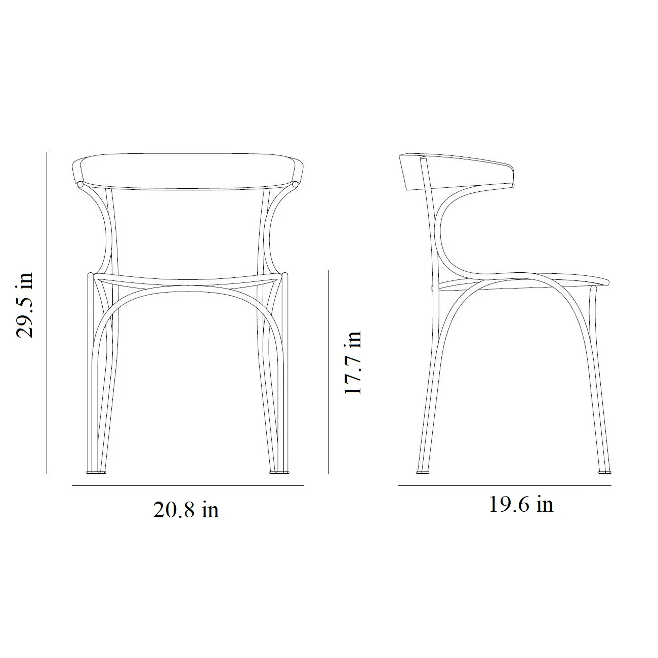 Ample Outdoor Dining Chair - Image 9