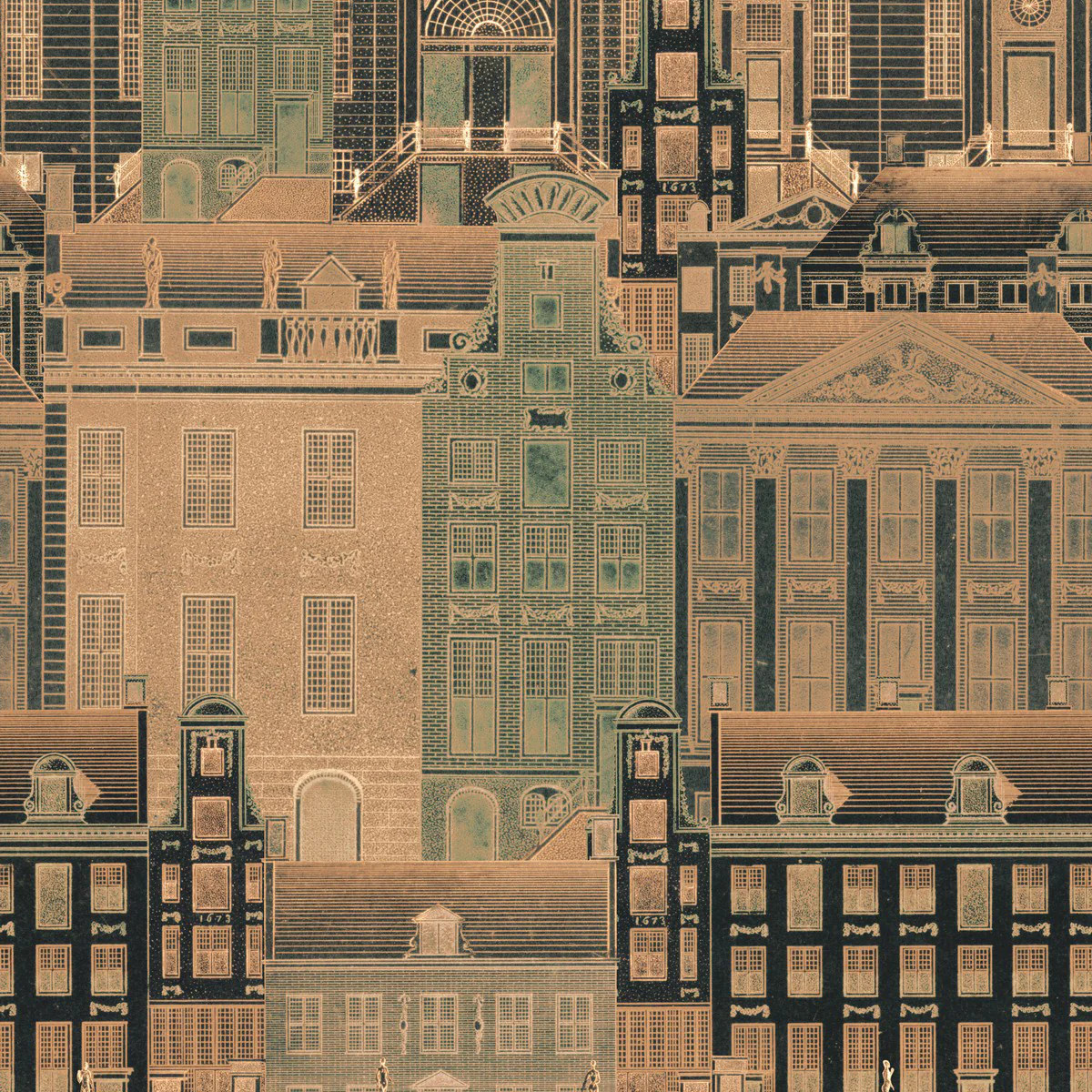 Amsterdam Wallpaper Sample Swatch - Image 5
