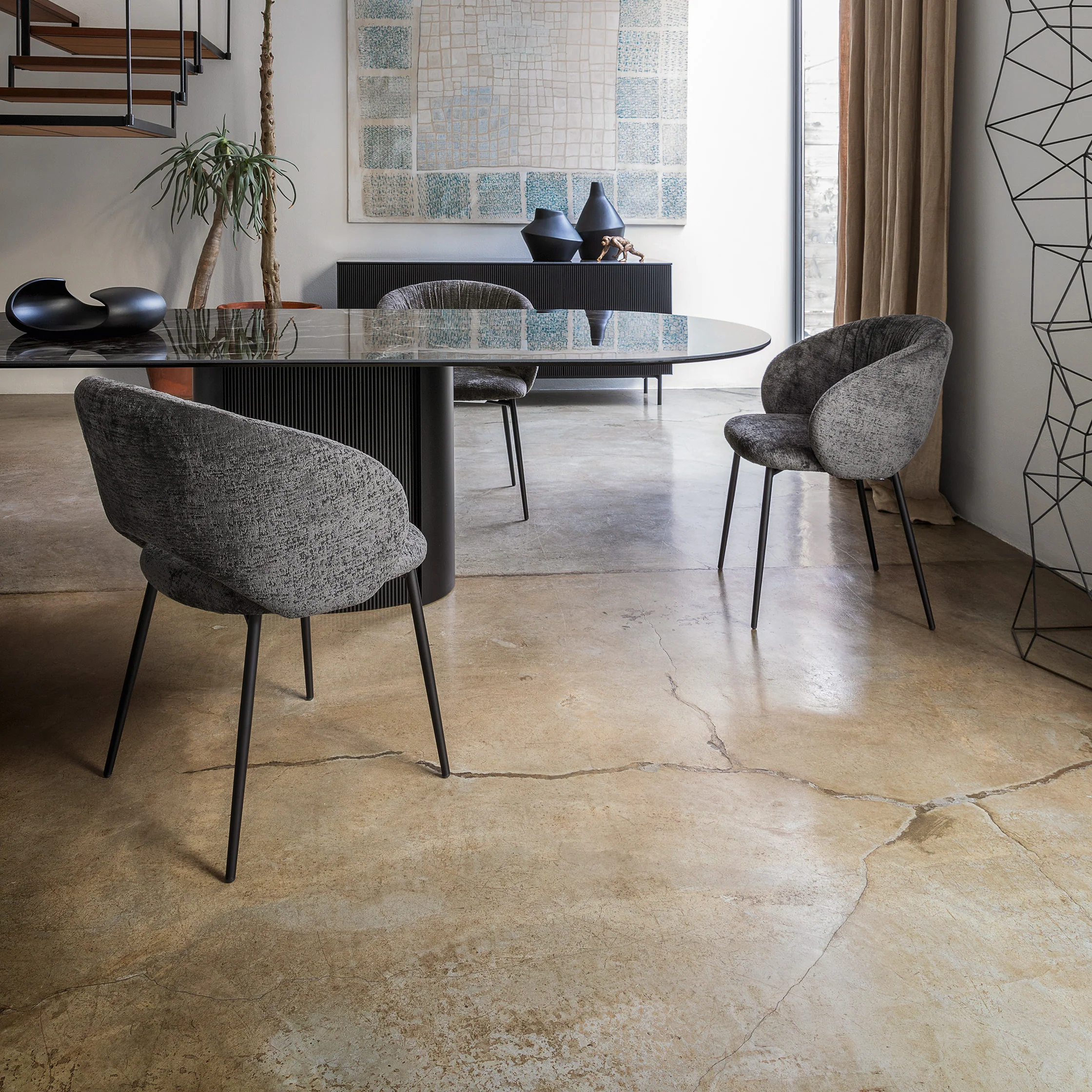 Anime Upholstered Dining Chair - Image 7