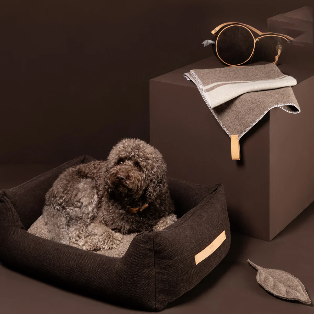 Ansel Recycled Wool Dog Blanket - Image 15