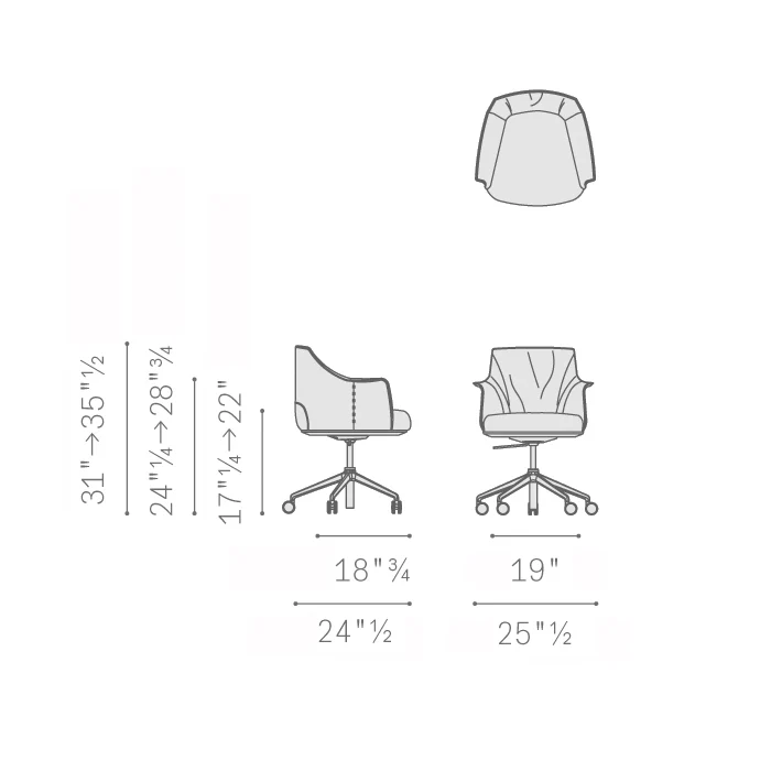 Archibald Managerial Task Office Chair - Image 8