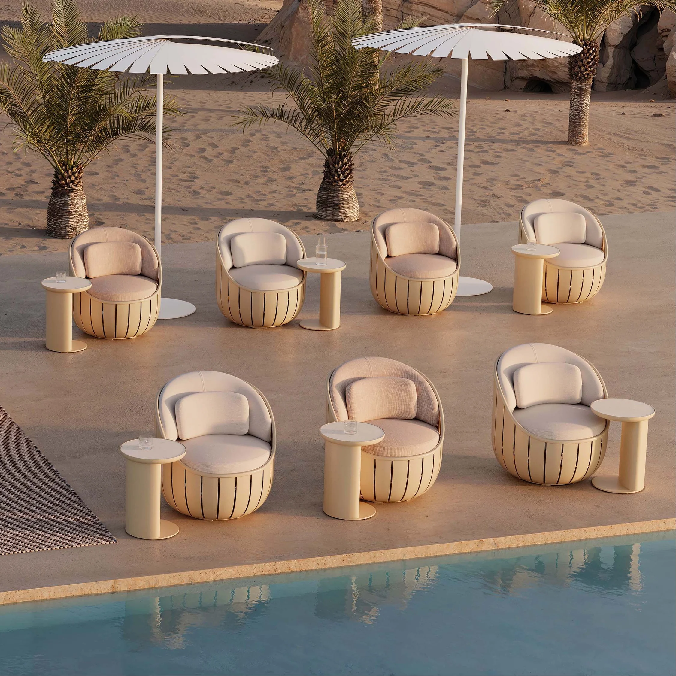 Arena Outdoor C Dining Table - Image 10