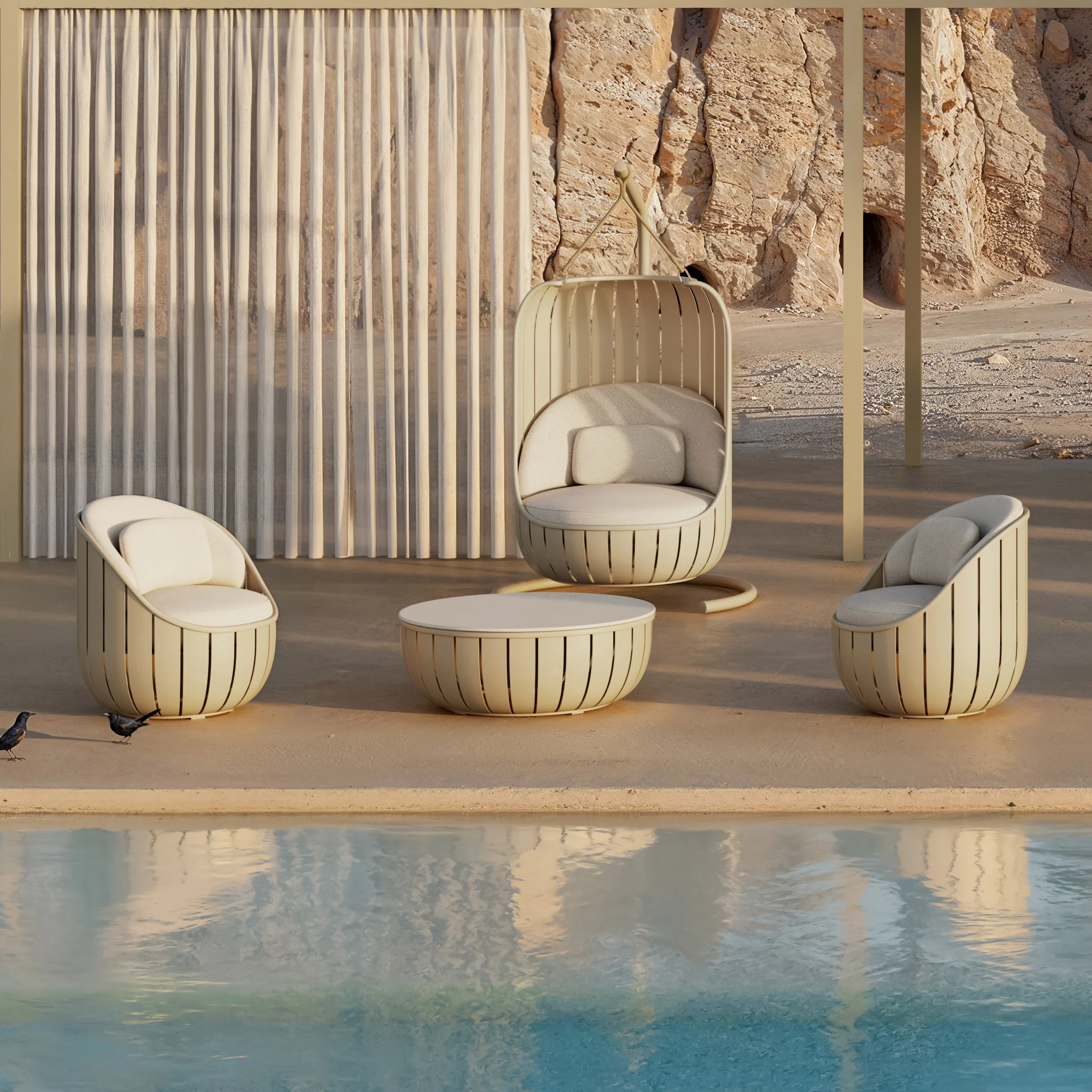 Arena Outdoor Swing Chair - Image 11