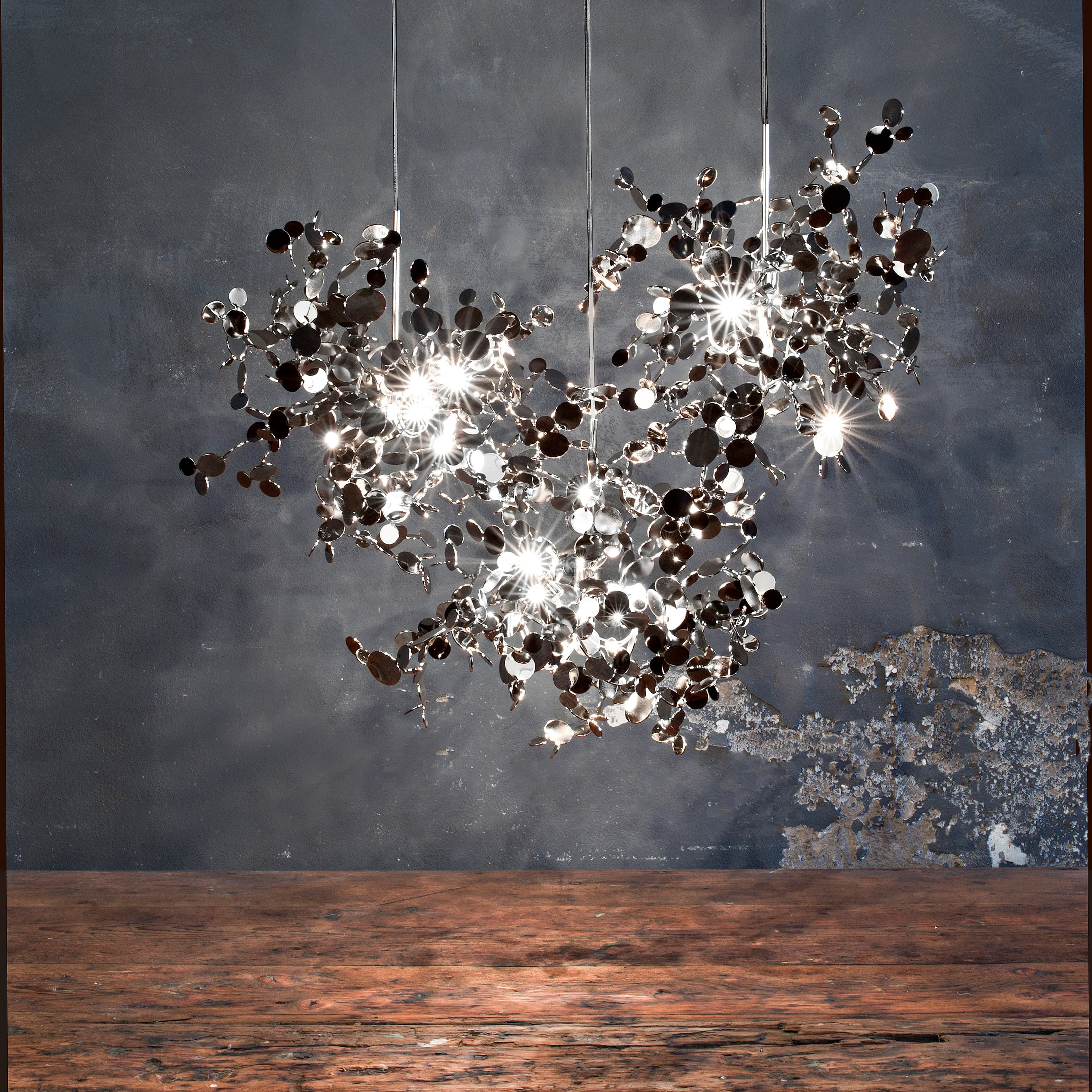Argent Mini Pendant Light with Disc - Image 3