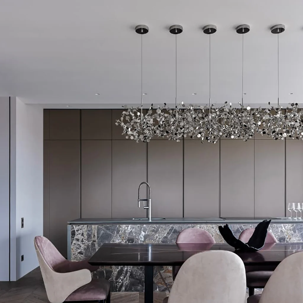 Argent Mon Bijou Pendant Light with Disc - Image 14