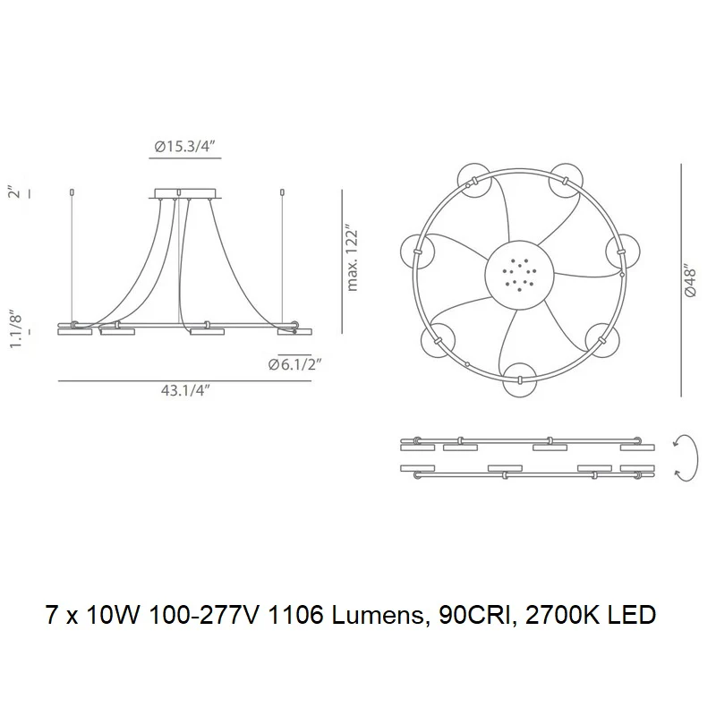 Aro Round Pendant Light - Image 15