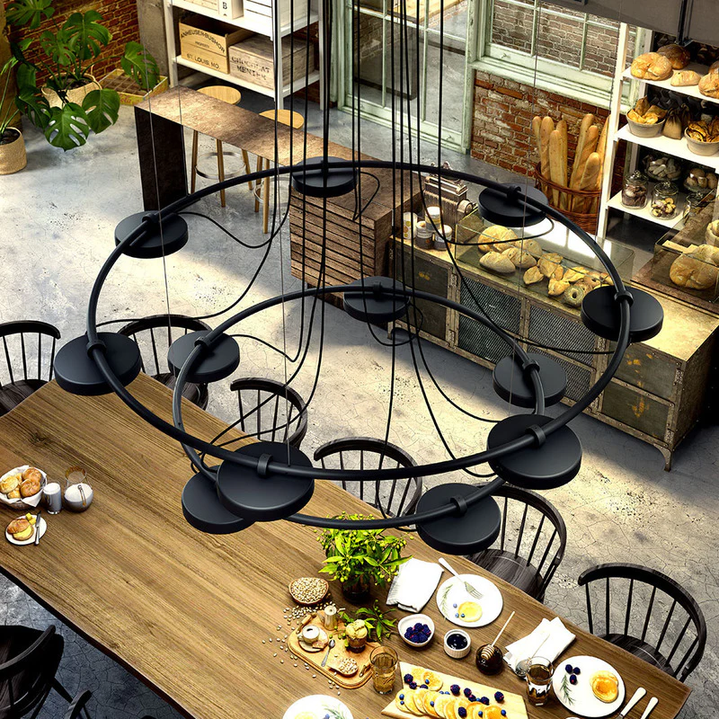 Aro Two Tier Pendant Light - Image 2