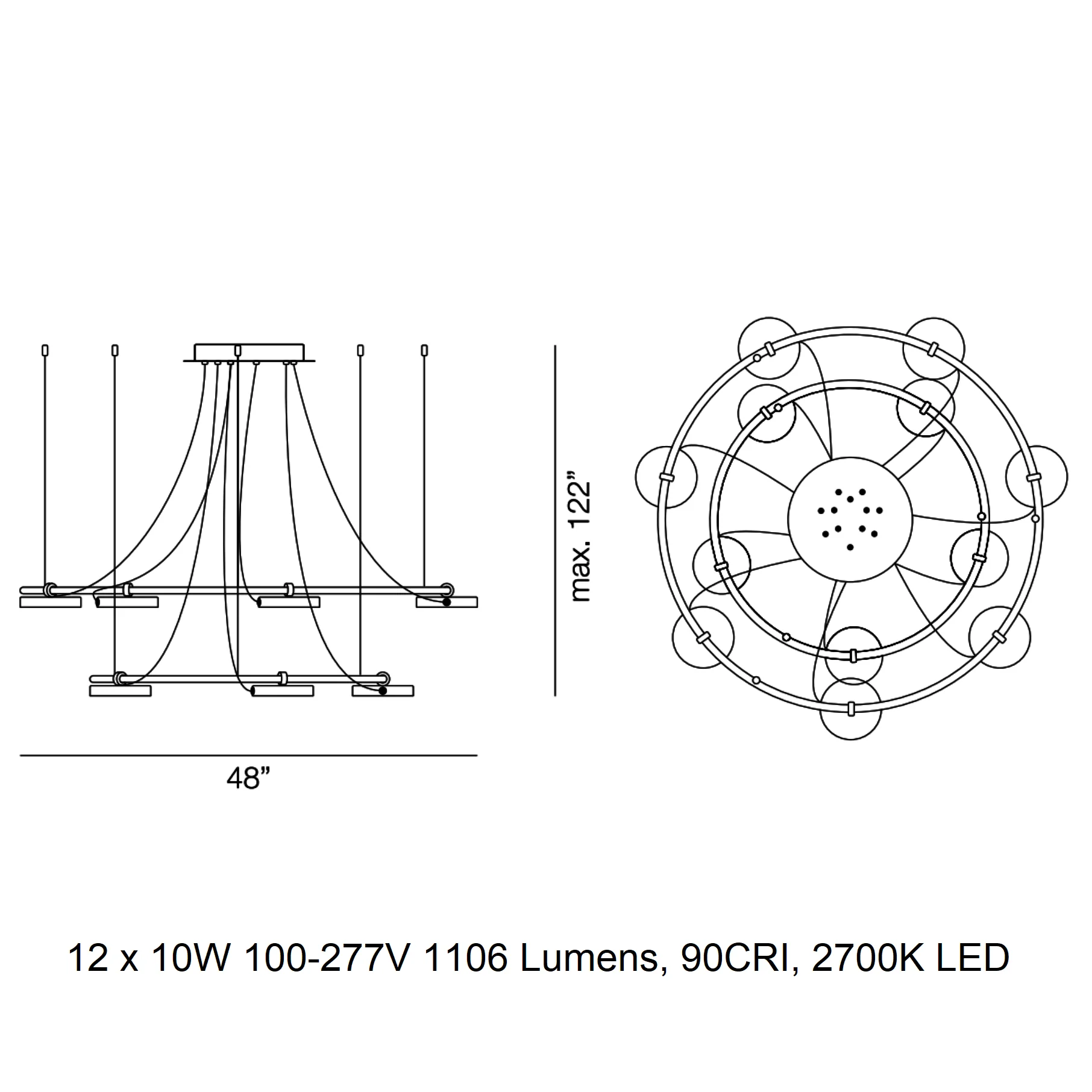 Aro Two Tier Pendant Light - Image 6