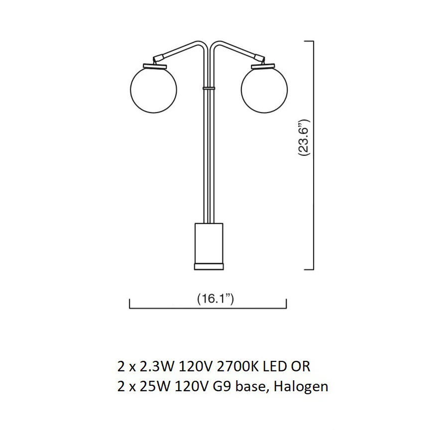Array Opal Table Lamp - Image 11