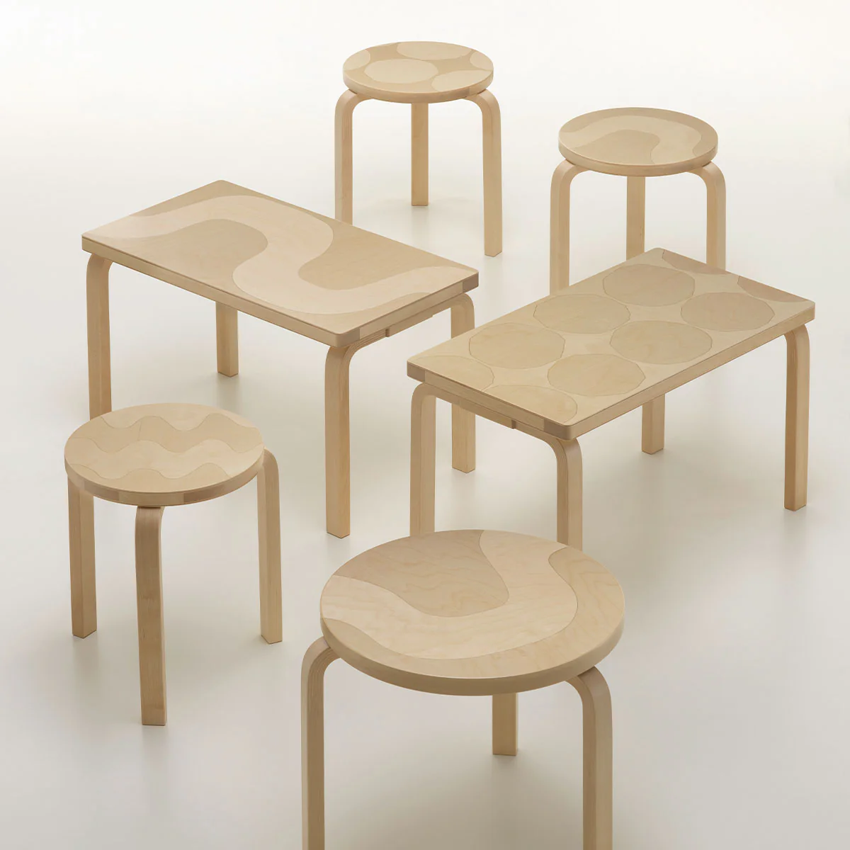 Artek x Marimekko Side Table 90D - Image 4