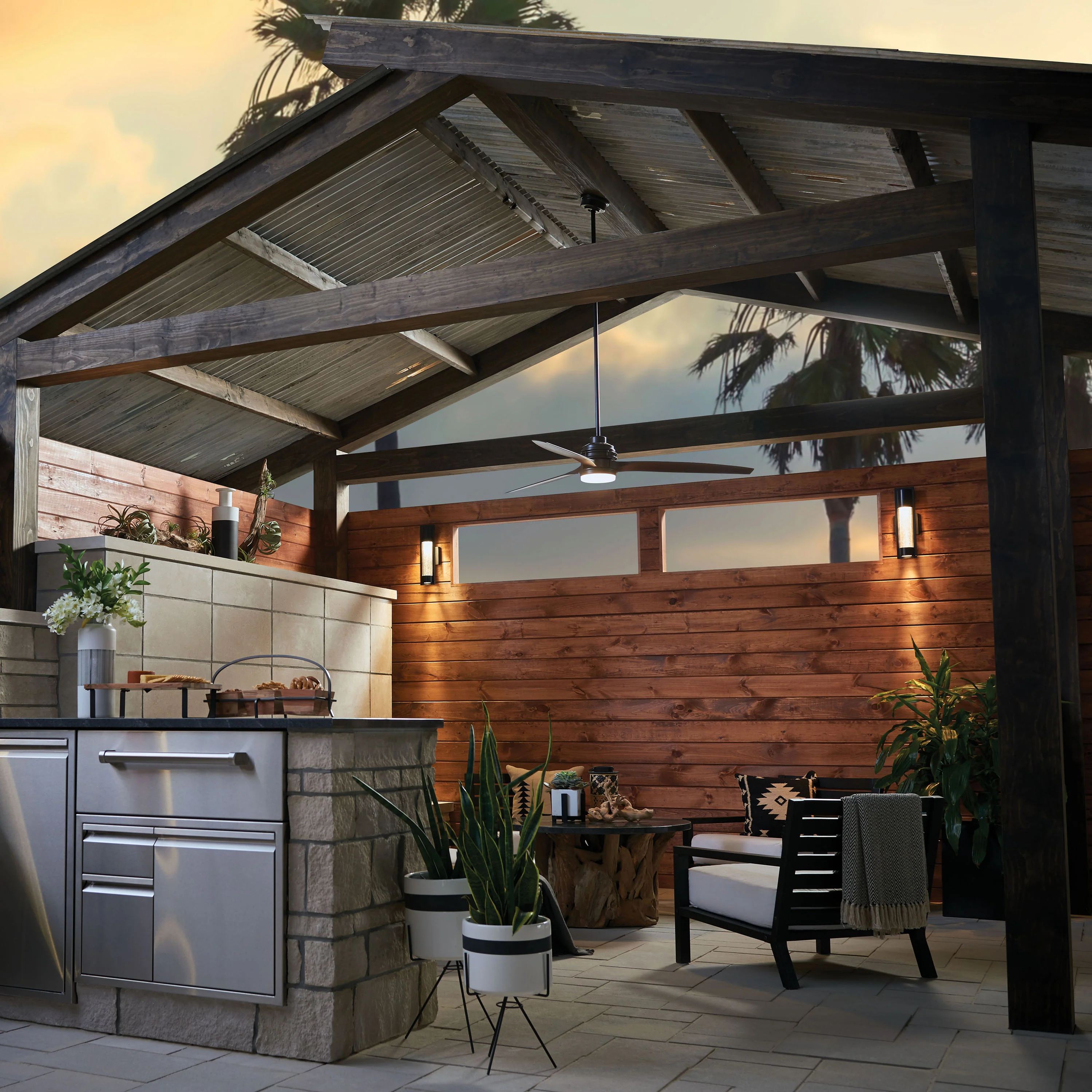 Artiste Outdoor LED Ceiling Fan - Image 12