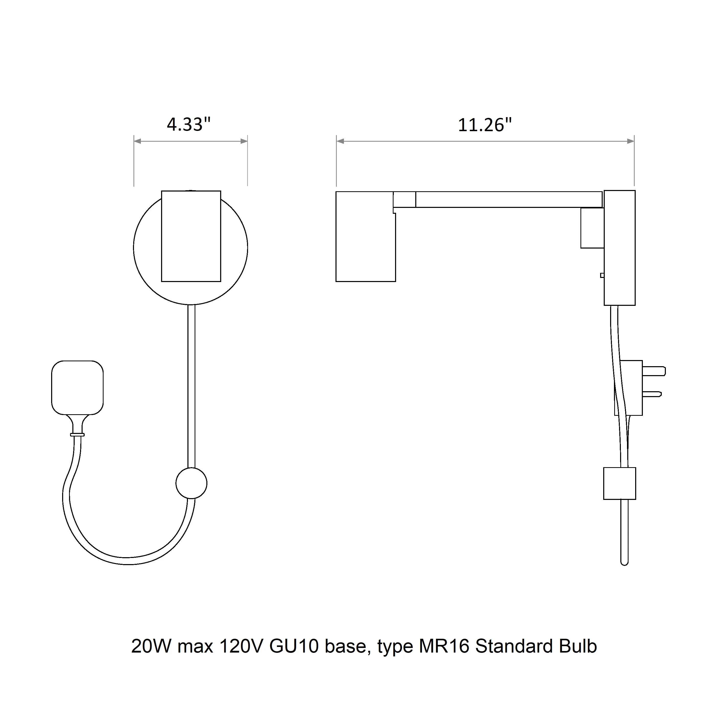 Ascoli Swing Plug-In Wall Sconce - Image 10