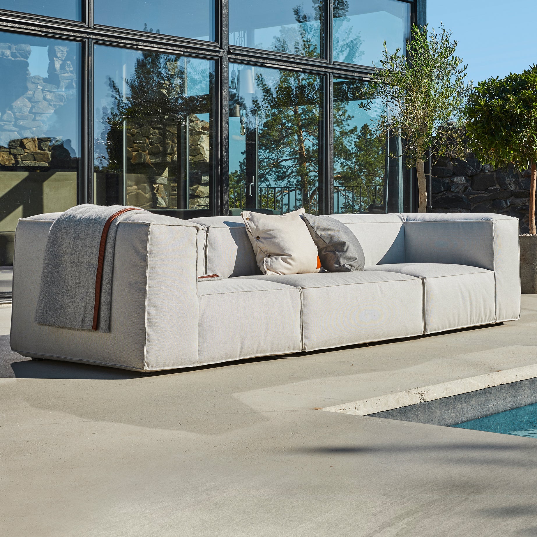 Asker 3 Seater Outdoor Sofa - Image 13