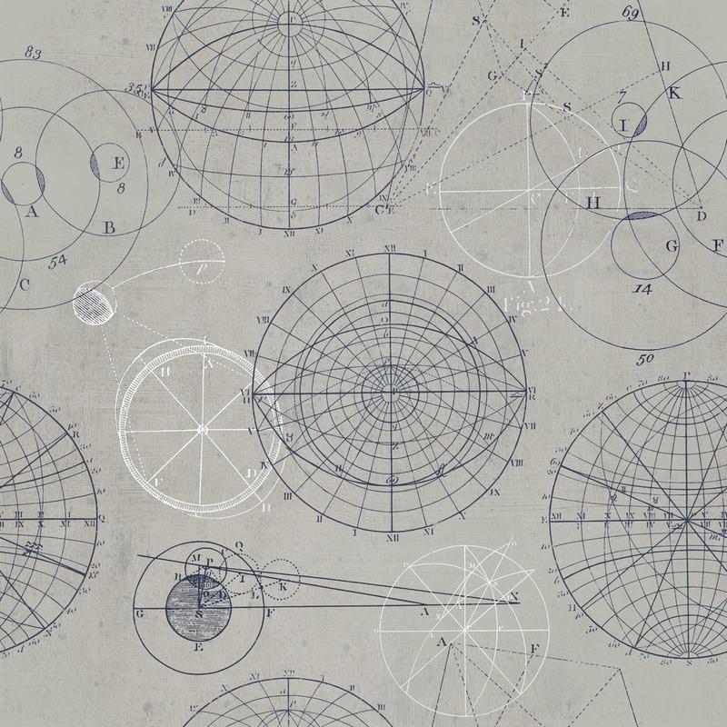 Astronomy Wallpaper Sample Swatch - Image 5