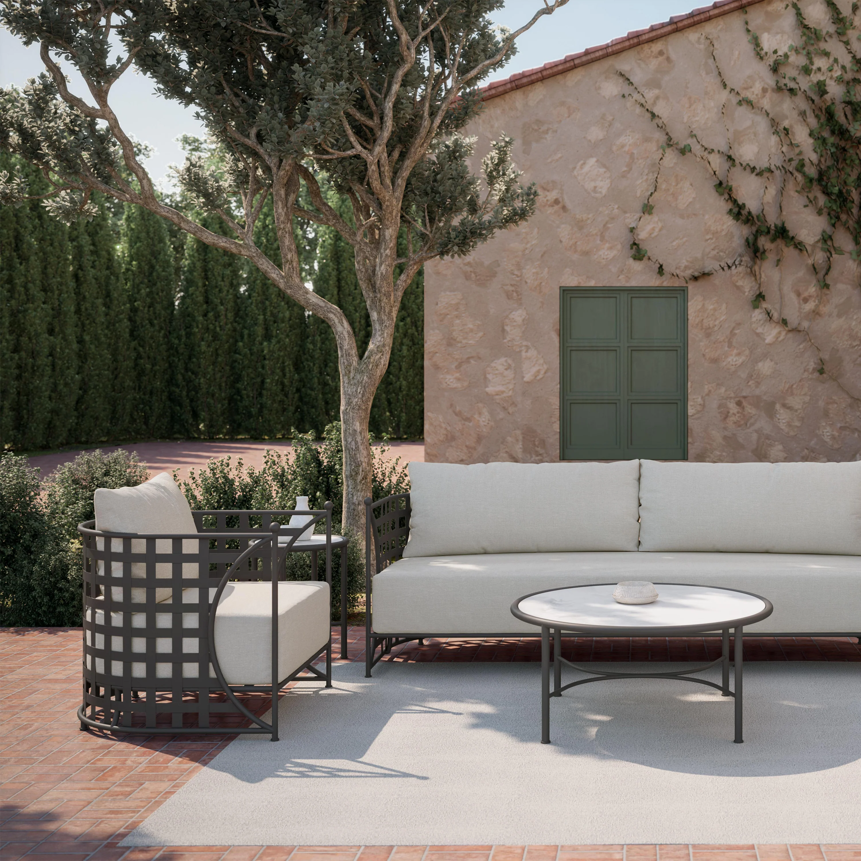 Athens Outdoor Club Chair - Image 6